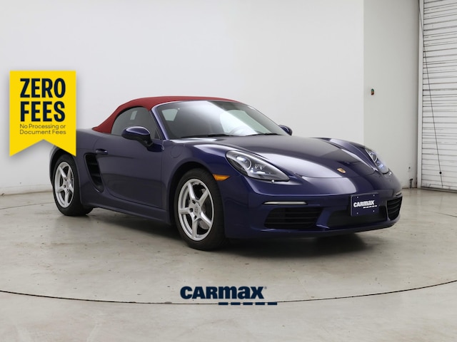 Blue 2022 Porsche 718 Boxster Convertible Manual
