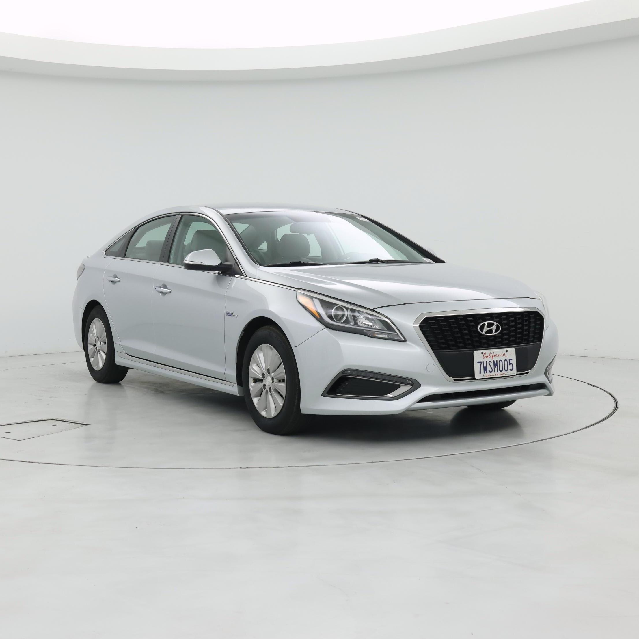 Silver 2017 Hyundai Sonata Hybrid Sedan  Automatic