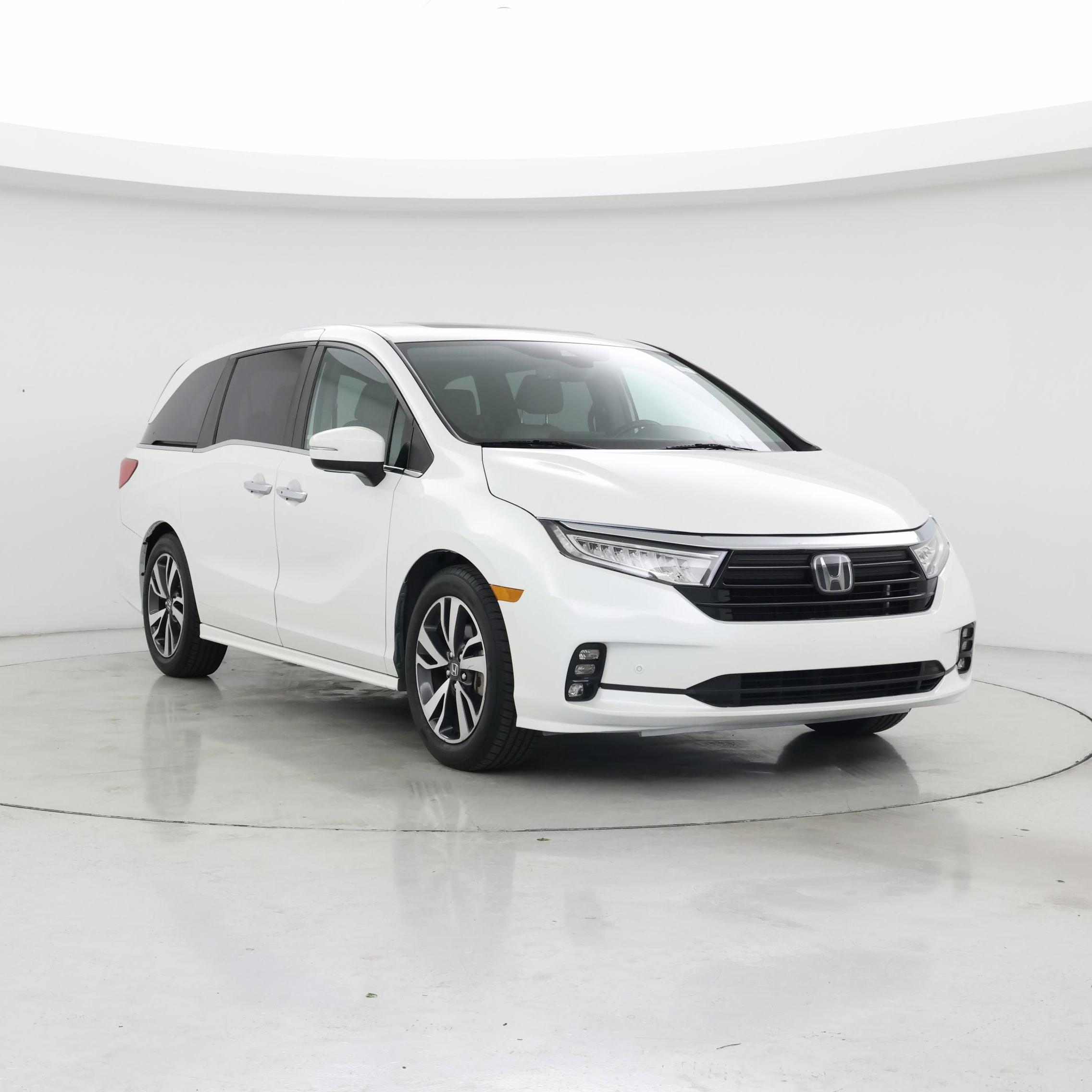 White 2021 Honda Odyssey Minivan Front-Wheel Drive Automatic