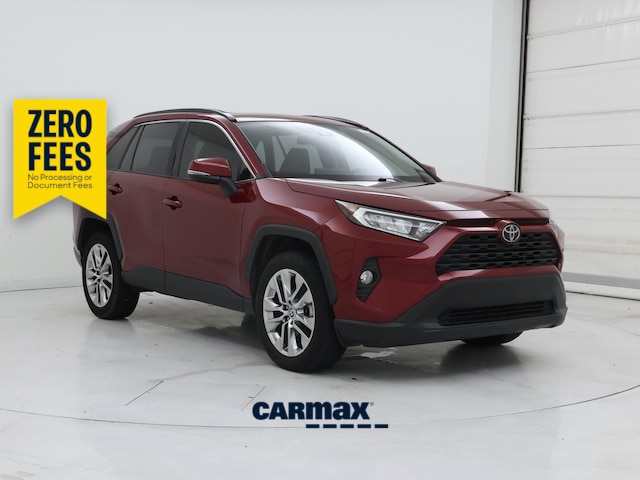 Red (Burgundy) 2021 Toyota RAV4 SUV / Crossover Front-Wheel Drive Automatic