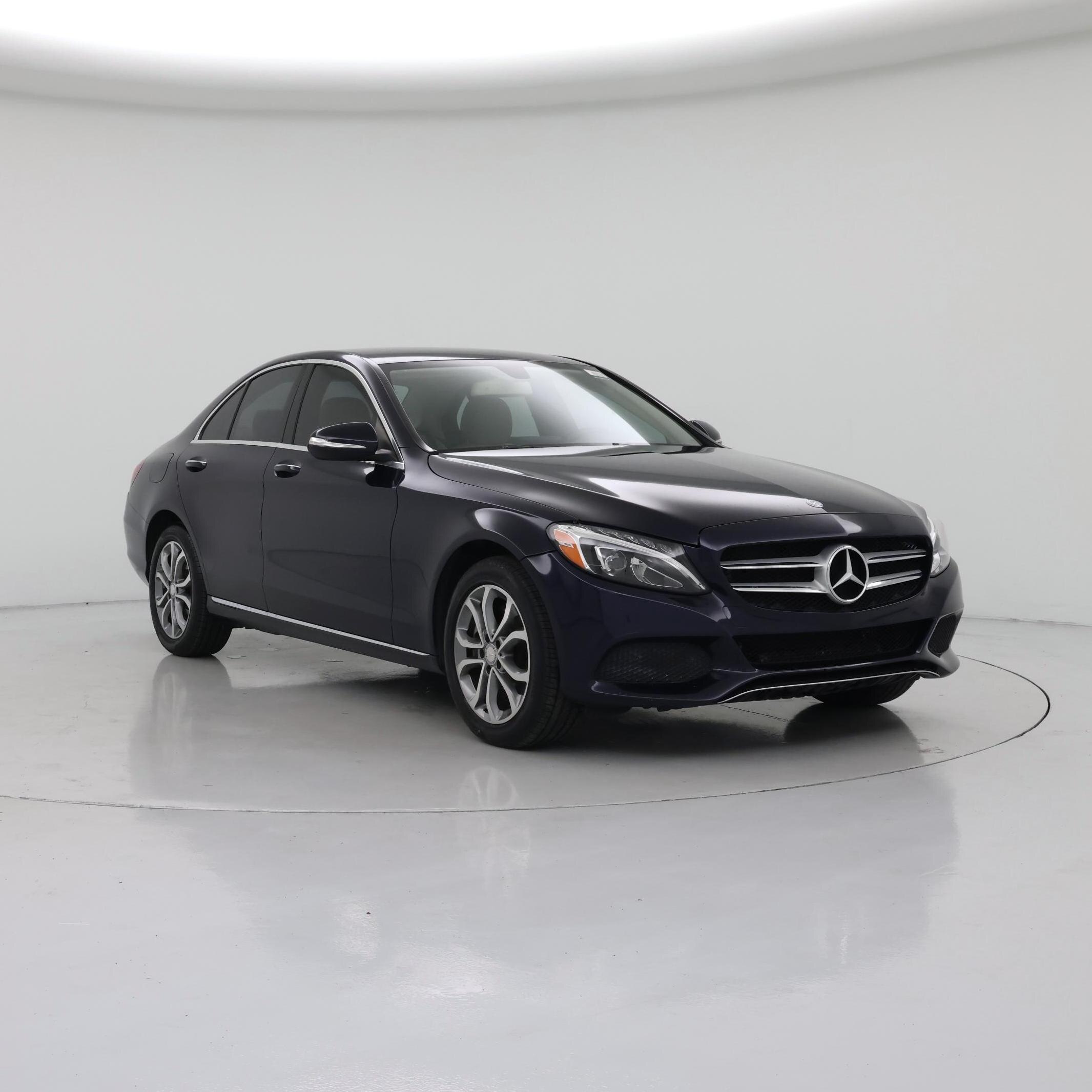 Blue 2015 Mercedes-Benz C-Class Sedan All-Wheel Drive Automatic