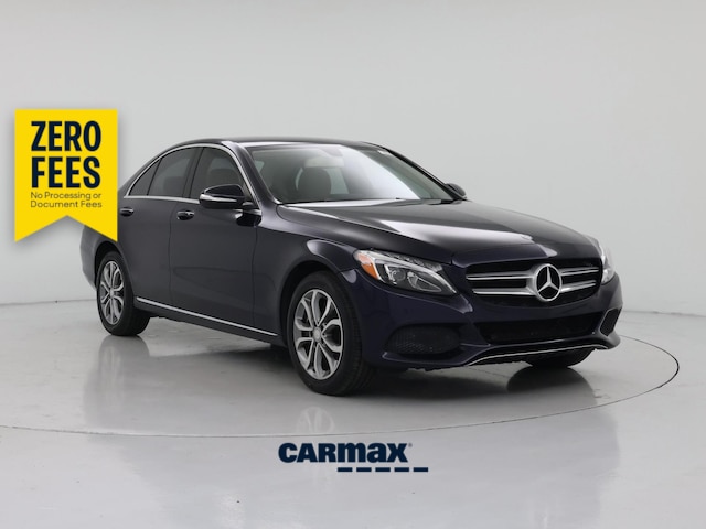 Blue 2015 Mercedes-Benz C-Class Sedan All-Wheel Drive Automatic