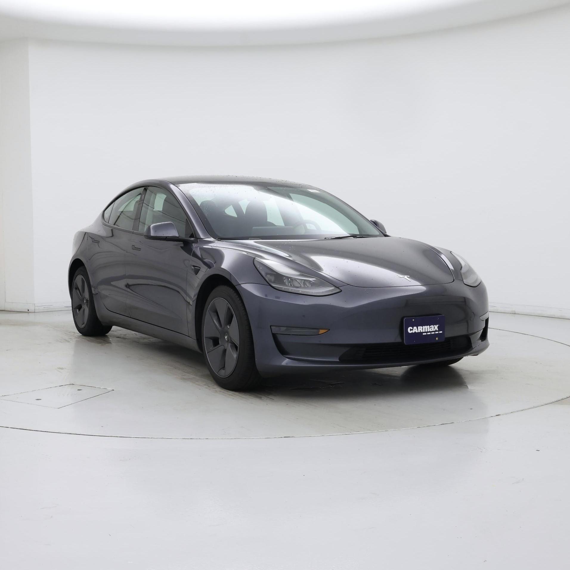 Gray 2023 Tesla Model 3 Sedan Rear-Wheel Drive Automatic