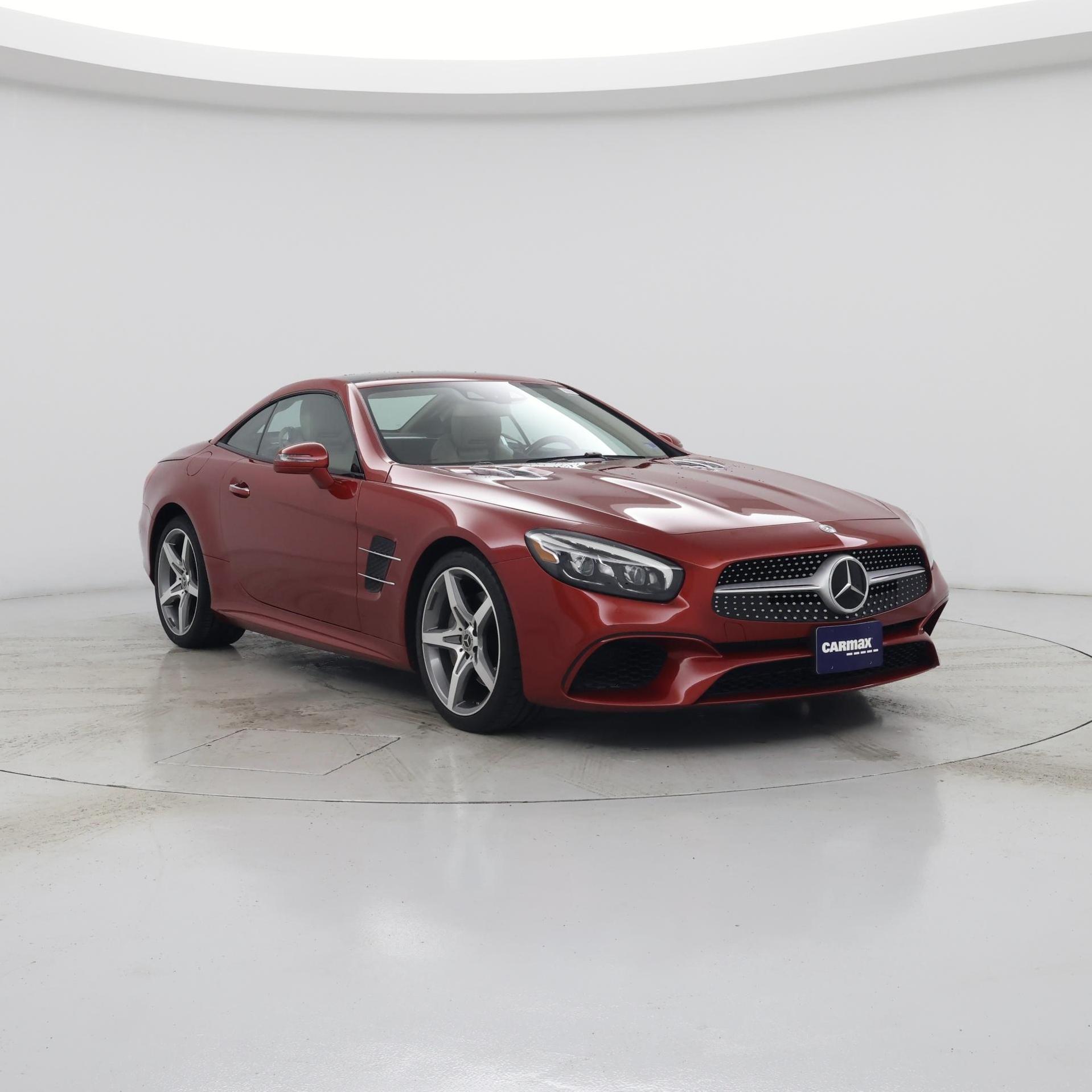Red 2017 Mercedes-Benz SL-Class Convertible  Automatic