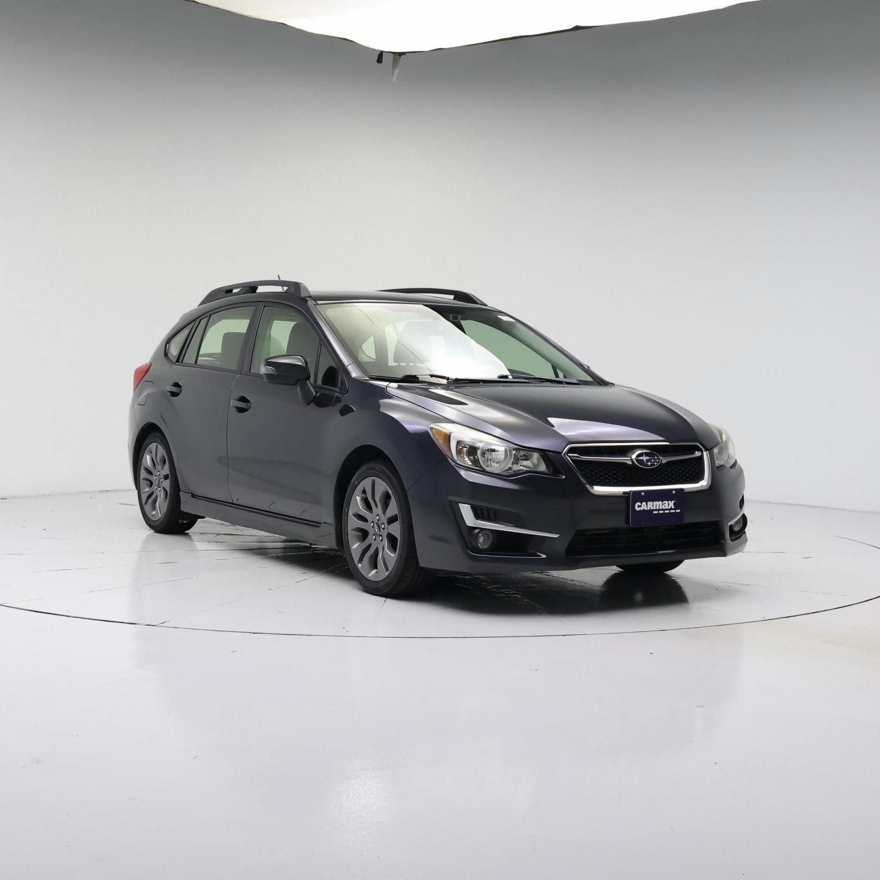 Gray 2015 Subaru Impreza Hatchback All-Wheel Drive Automatic