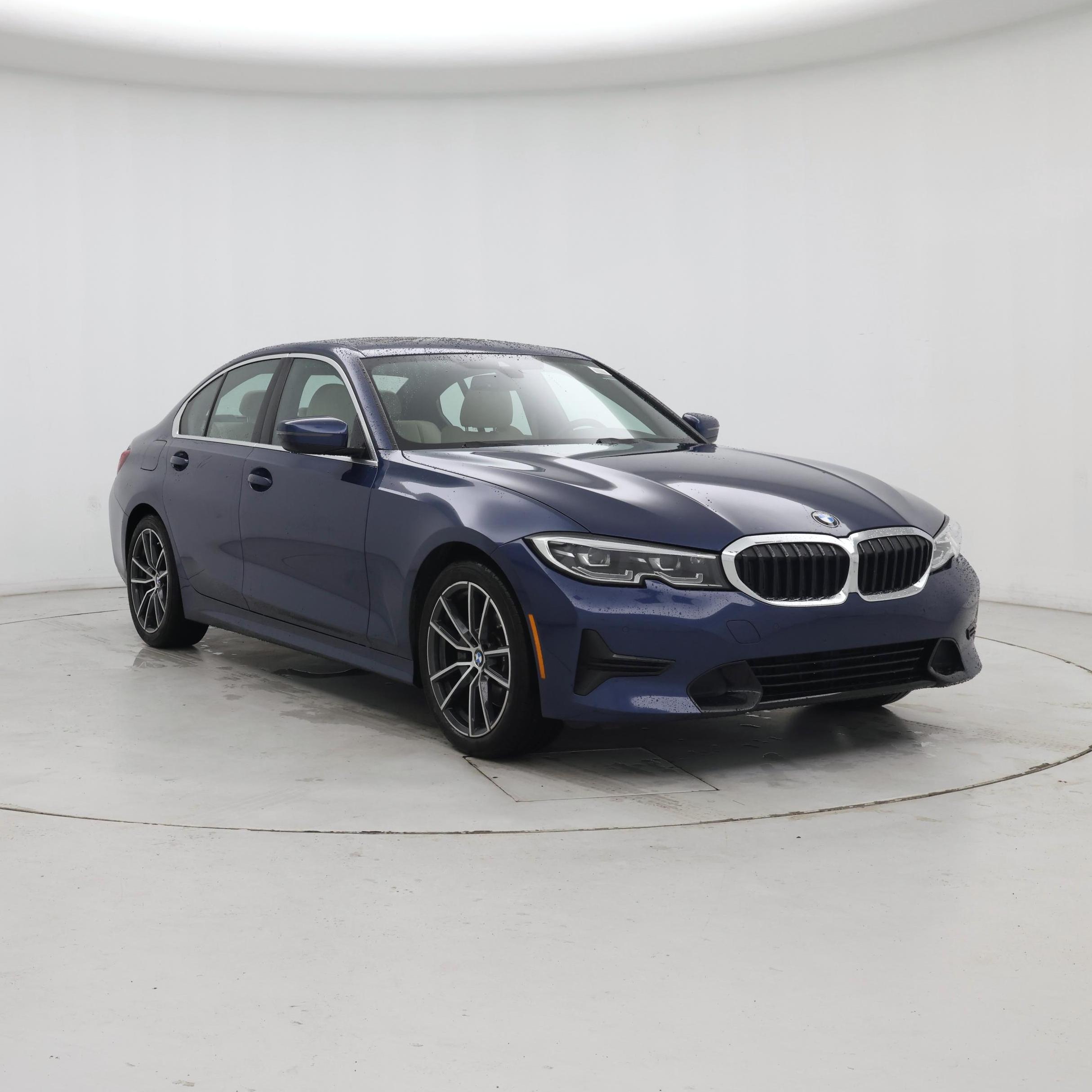 Blue 2021 BMW 3 Series Sedan Rear-Wheel Drive Automatic