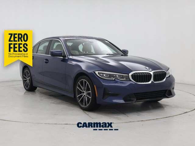 Blue 2021 BMW 3 Series Sedan Rear-Wheel Drive Automatic
