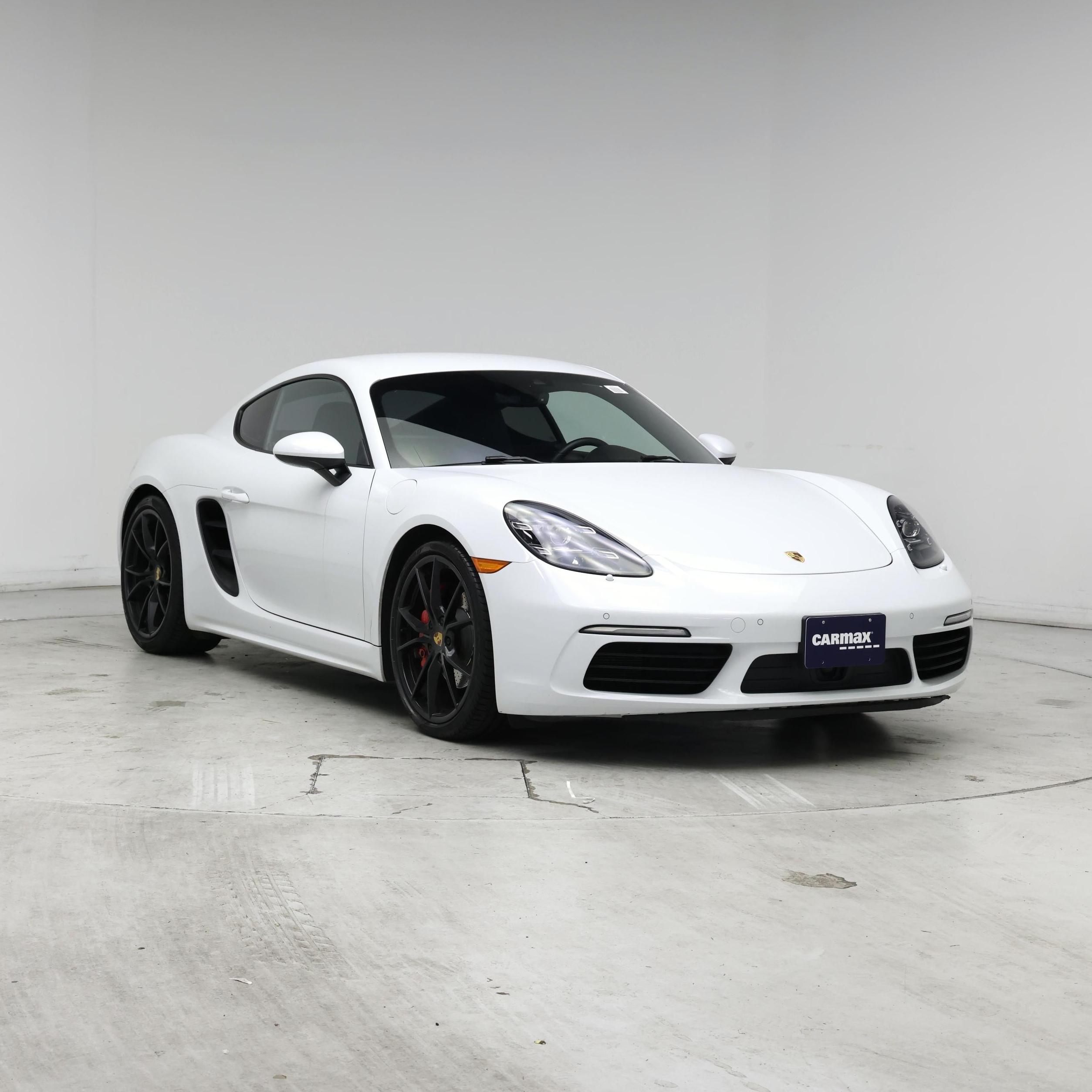 White 2017 Porsche 718 Cayman Coupe Rear-Wheel Drive Automatic