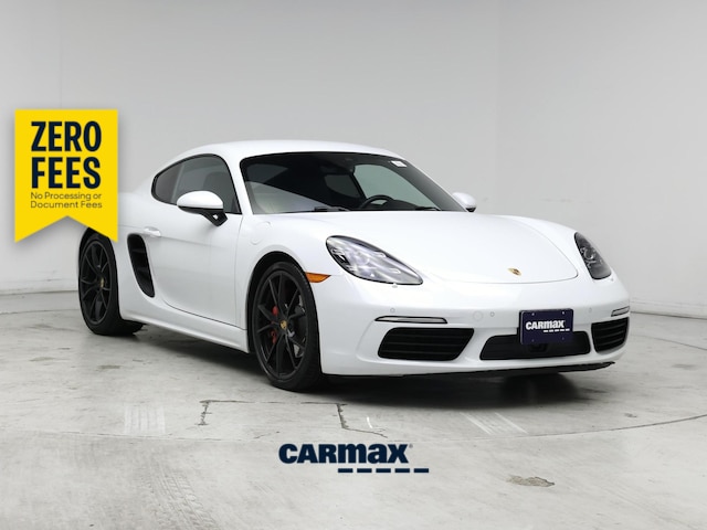 White 2017 Porsche 718 Cayman Coupe Rear-Wheel Drive Automatic