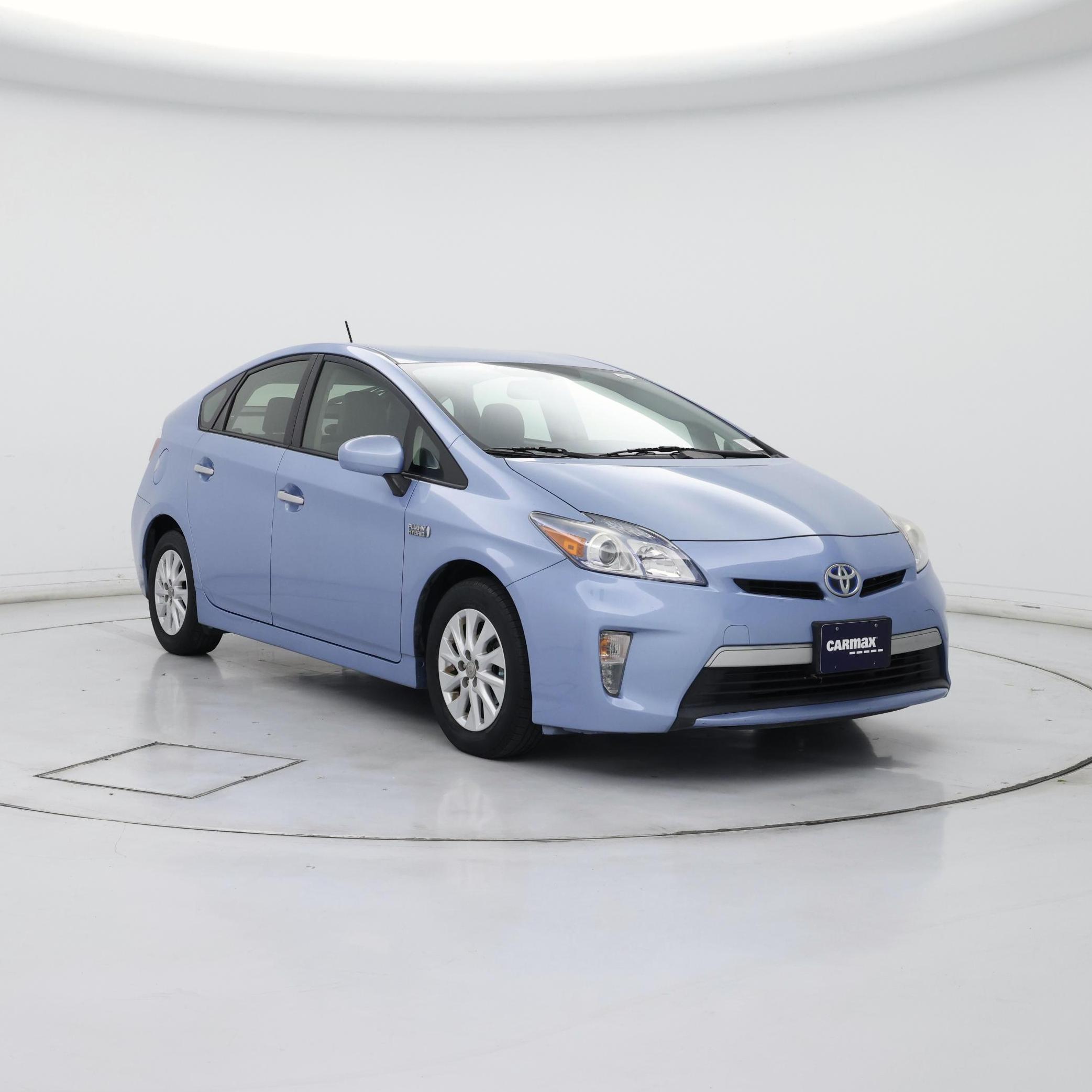 Blue 2015 Toyota Prius Plug-In Hybrid Hatchback Front-Wheel Drive Automatic