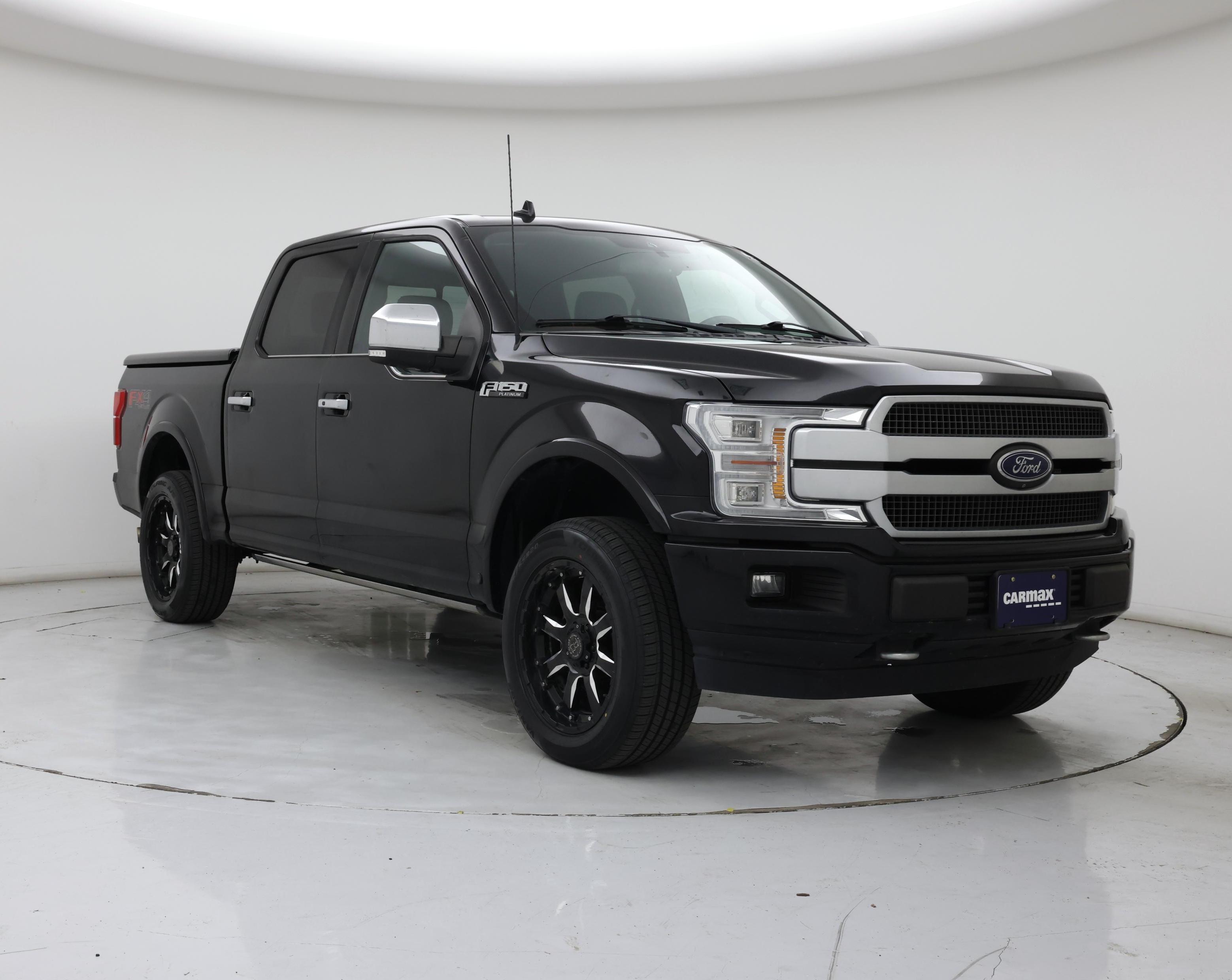 Black 2018 Ford F-150 Pickup Truck Four-Wheel Drive Automatic
