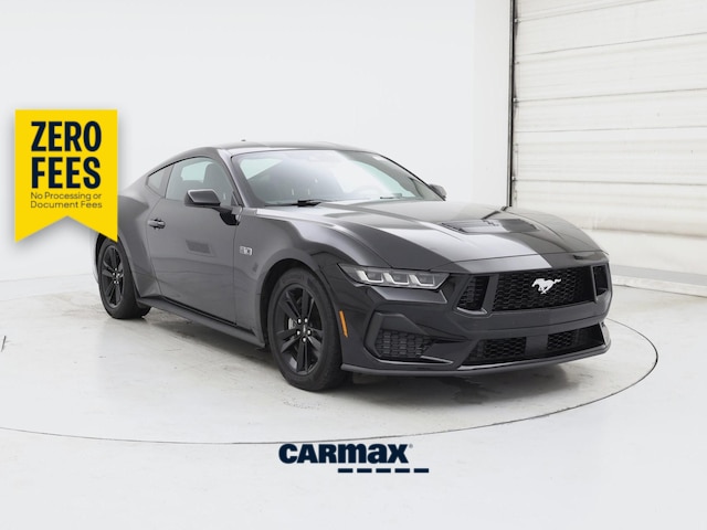 Black 2024 Ford Mustang Coupe Rear-Wheel Drive Automatic