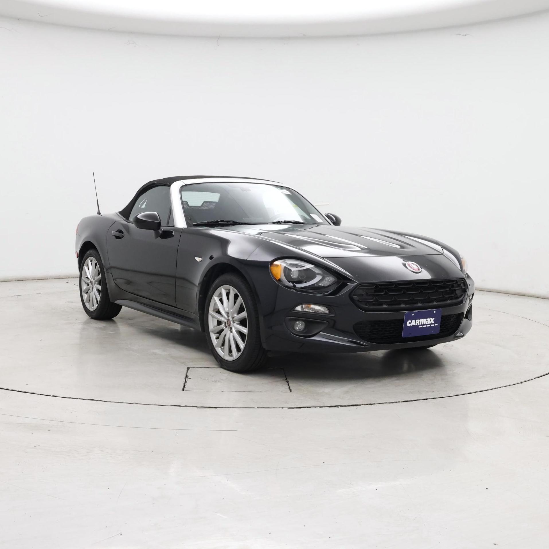 Black 2018 FIAT 124 Spider Convertible Rear-Wheel Drive Automatic