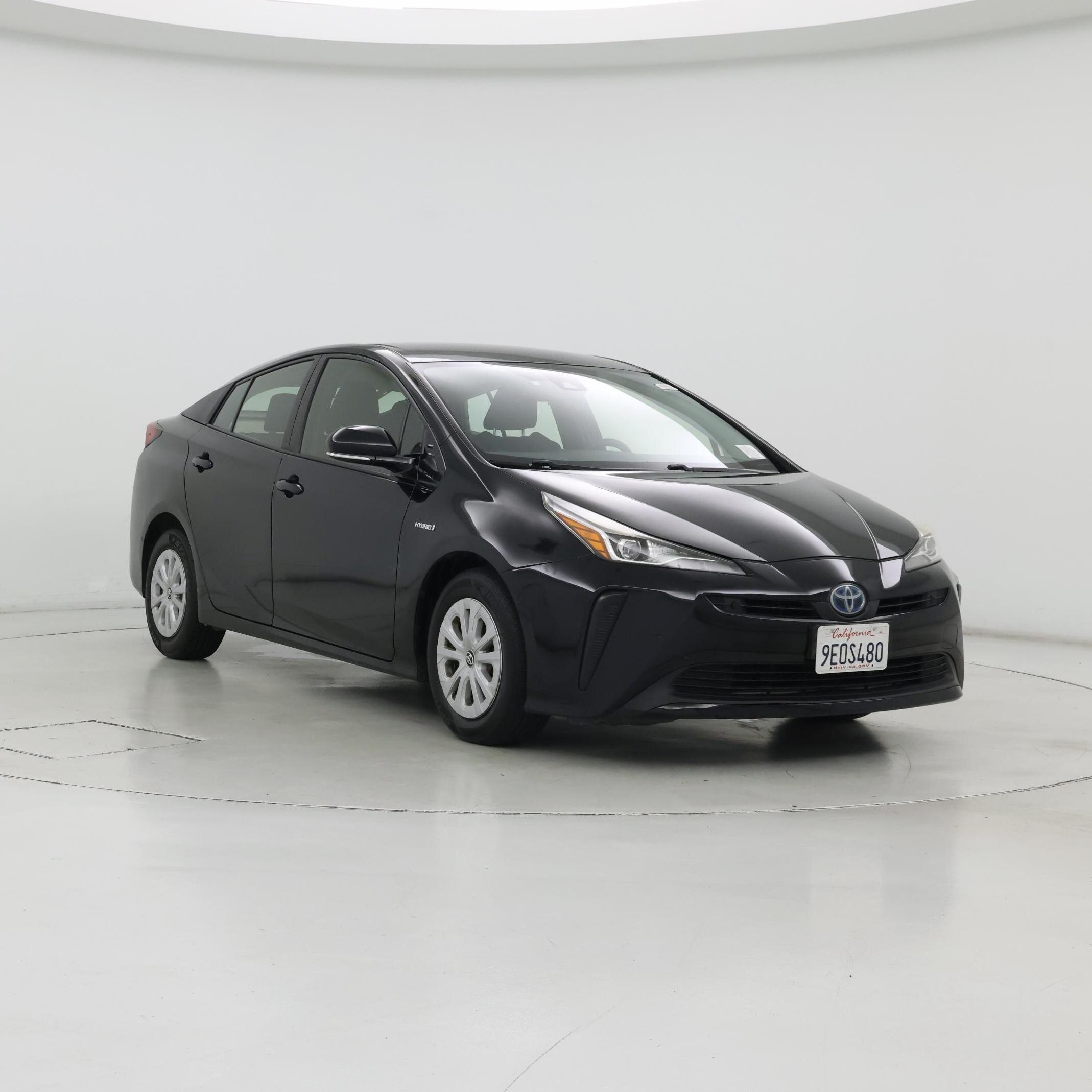 Black 2019 Toyota Prius Hatchback Front-Wheel Drive Automatic