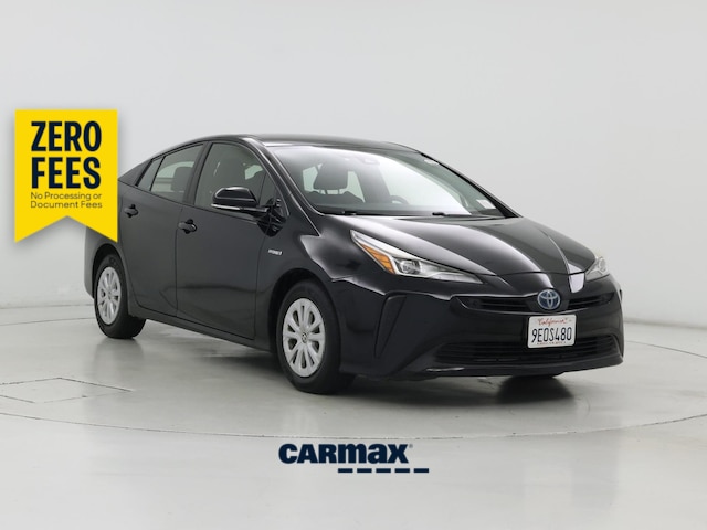 Black 2019 Toyota Prius Hatchback Front-Wheel Drive Automatic