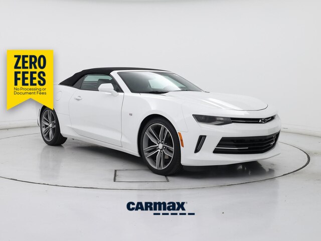White 2016 Chevrolet Camaro Convertible Rear-Wheel Drive Automatic