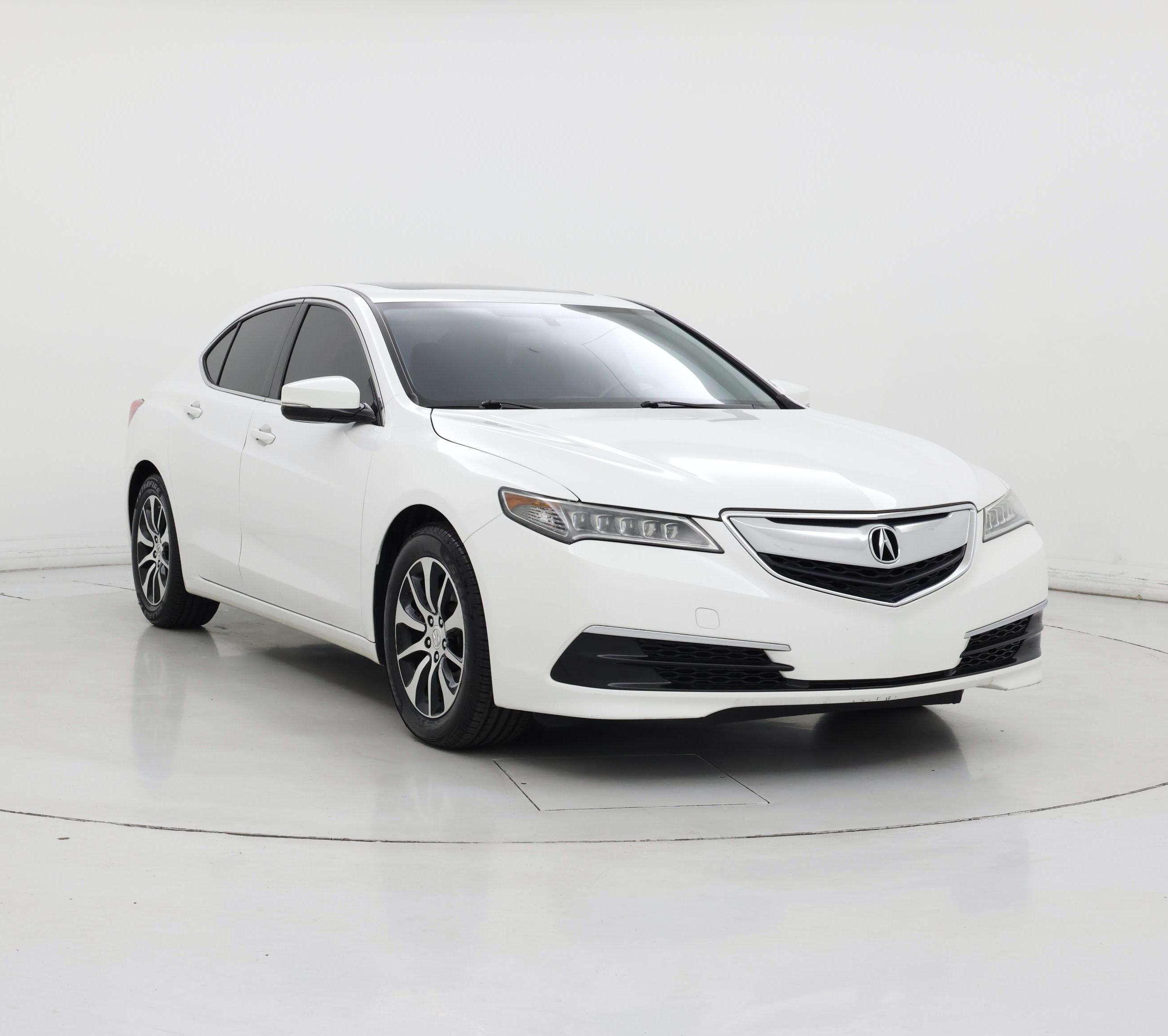White 2016 Acura TLX Sedan Front-Wheel Drive Automatic