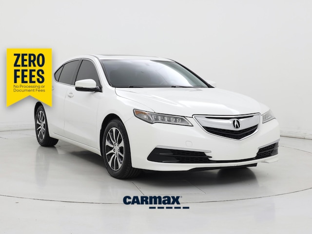 White 2016 Acura TLX Sedan Front-Wheel Drive Automatic