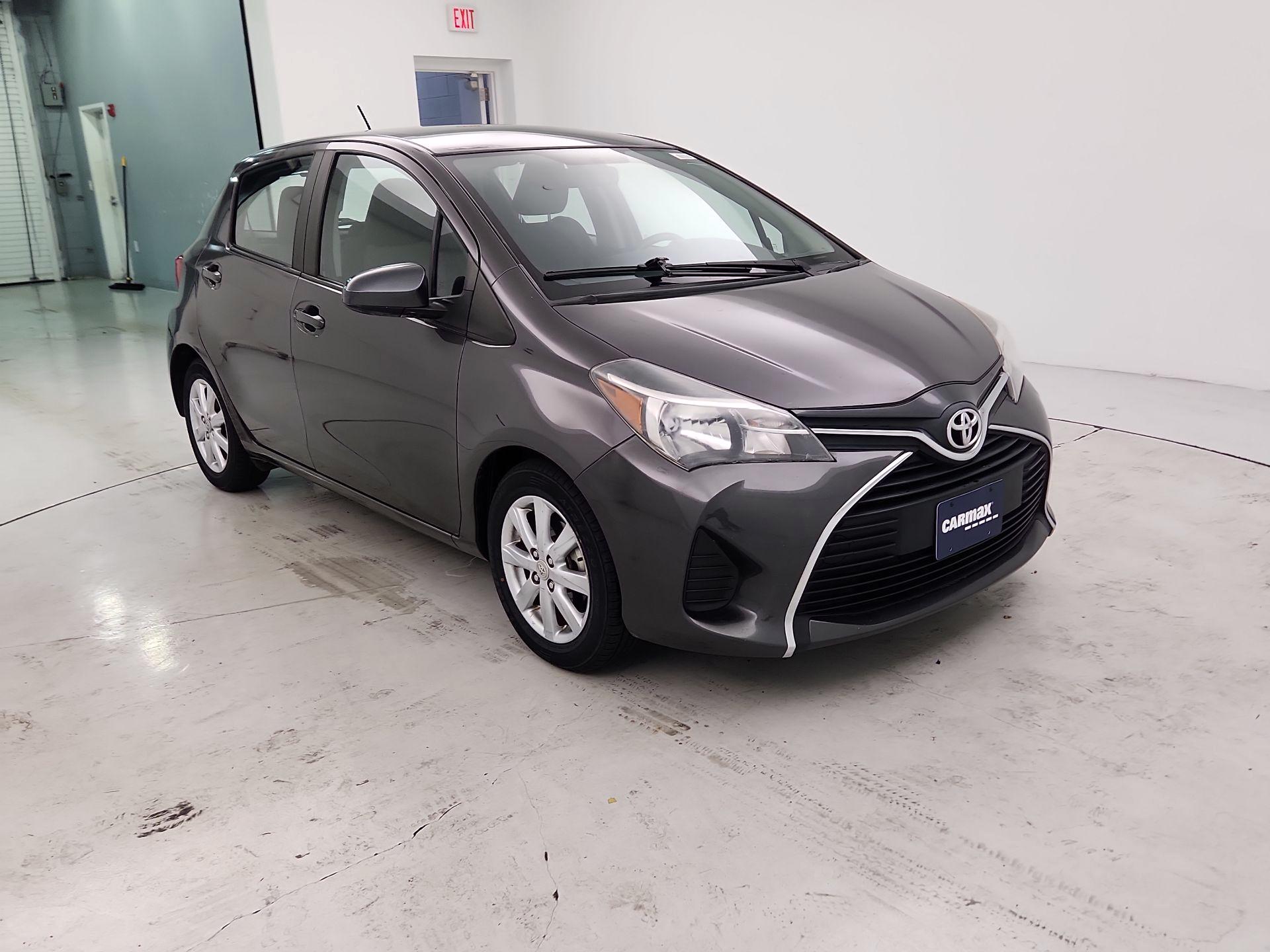 Gray 2016 Toyota Yaris Hatchback Front-Wheel Drive Automatic