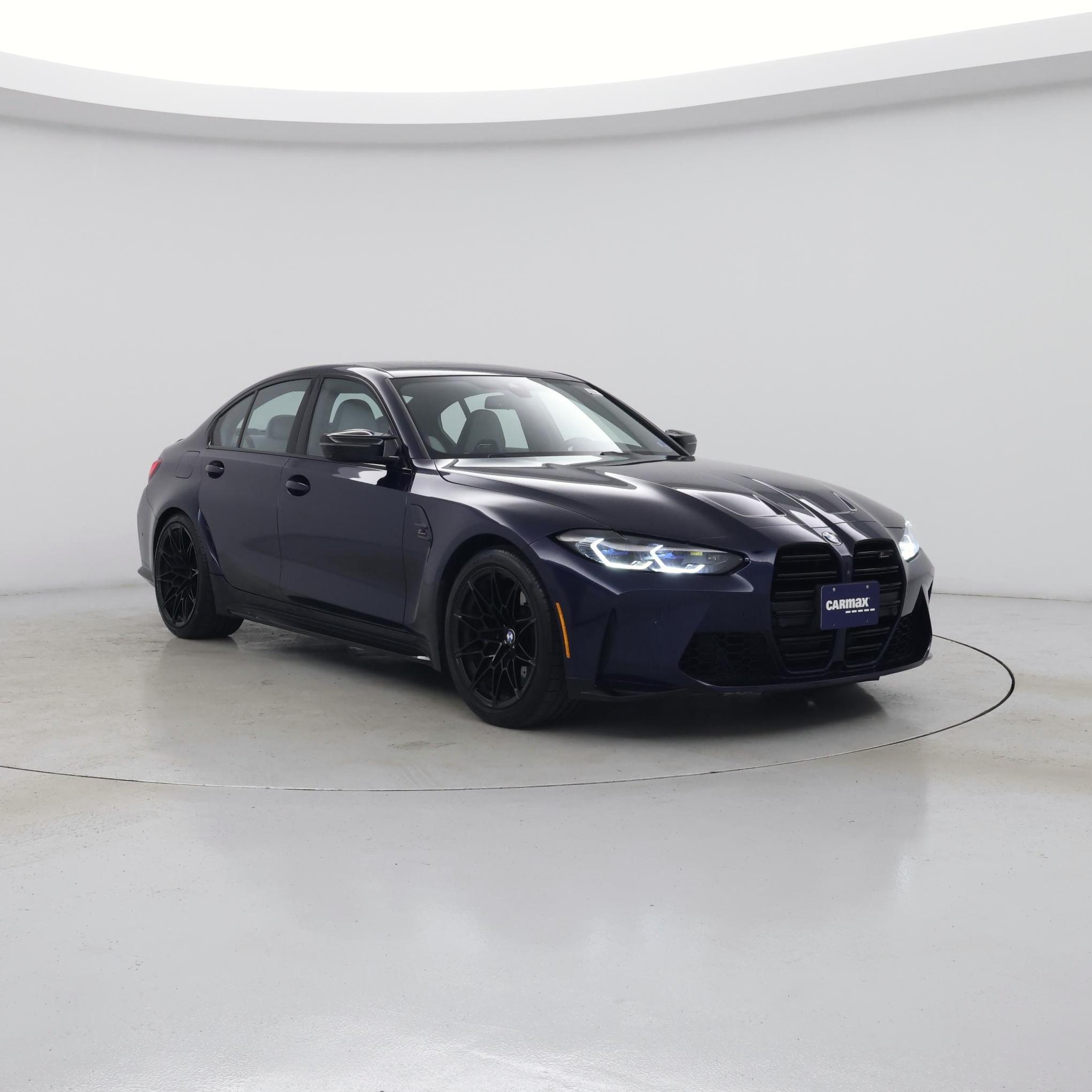 Blue 2021 BMW M3 Sedan Rear-Wheel Drive Automatic