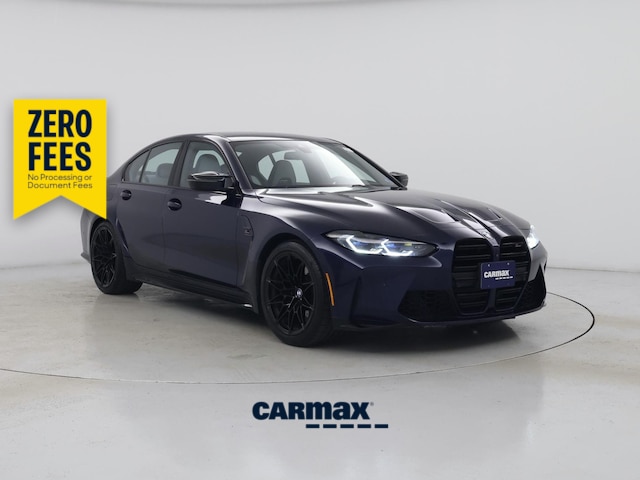 Blue 2021 BMW M3 Sedan Rear-Wheel Drive Automatic