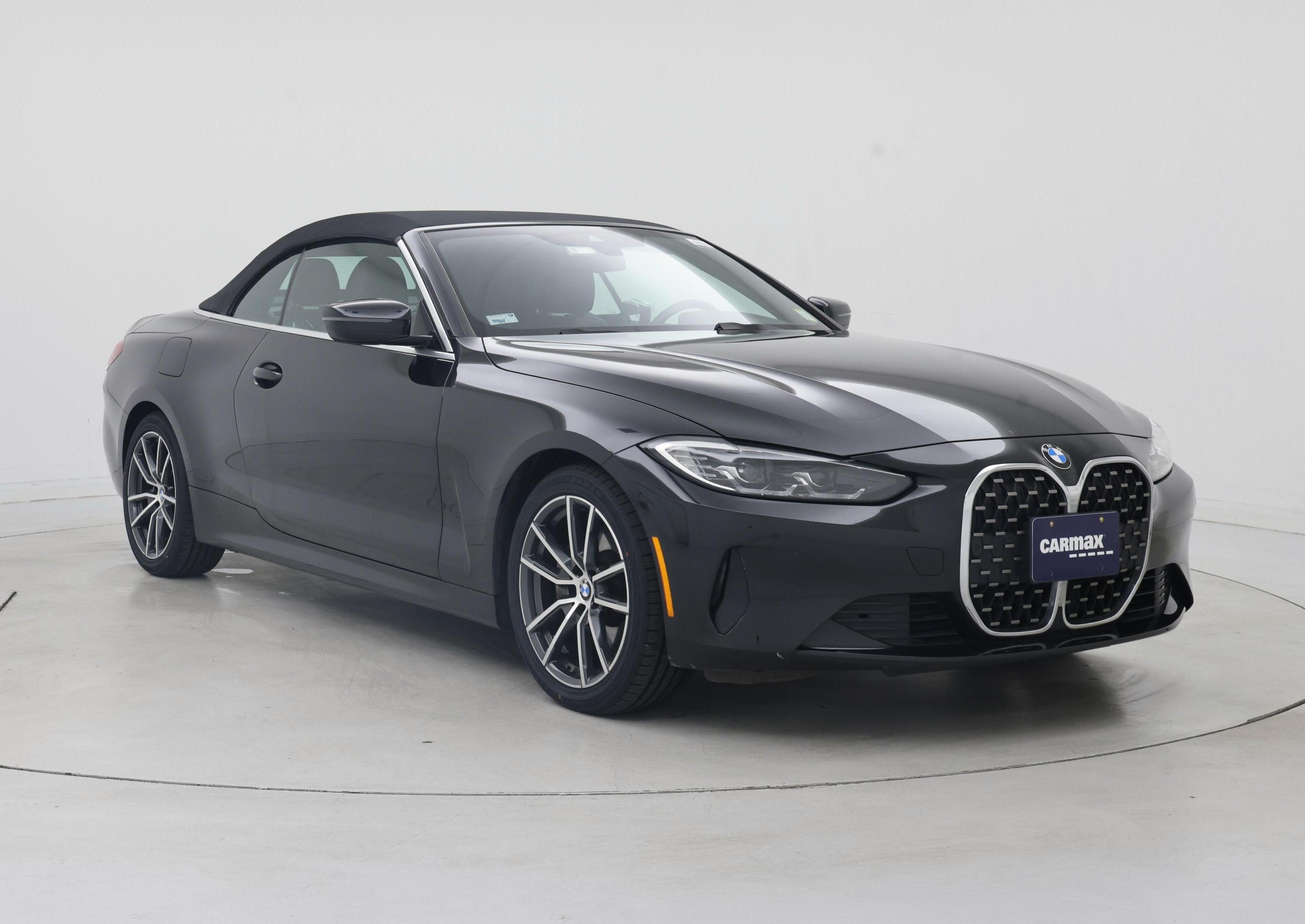 Black 2022 BMW 4 Series Convertible All-Wheel Drive Automatic