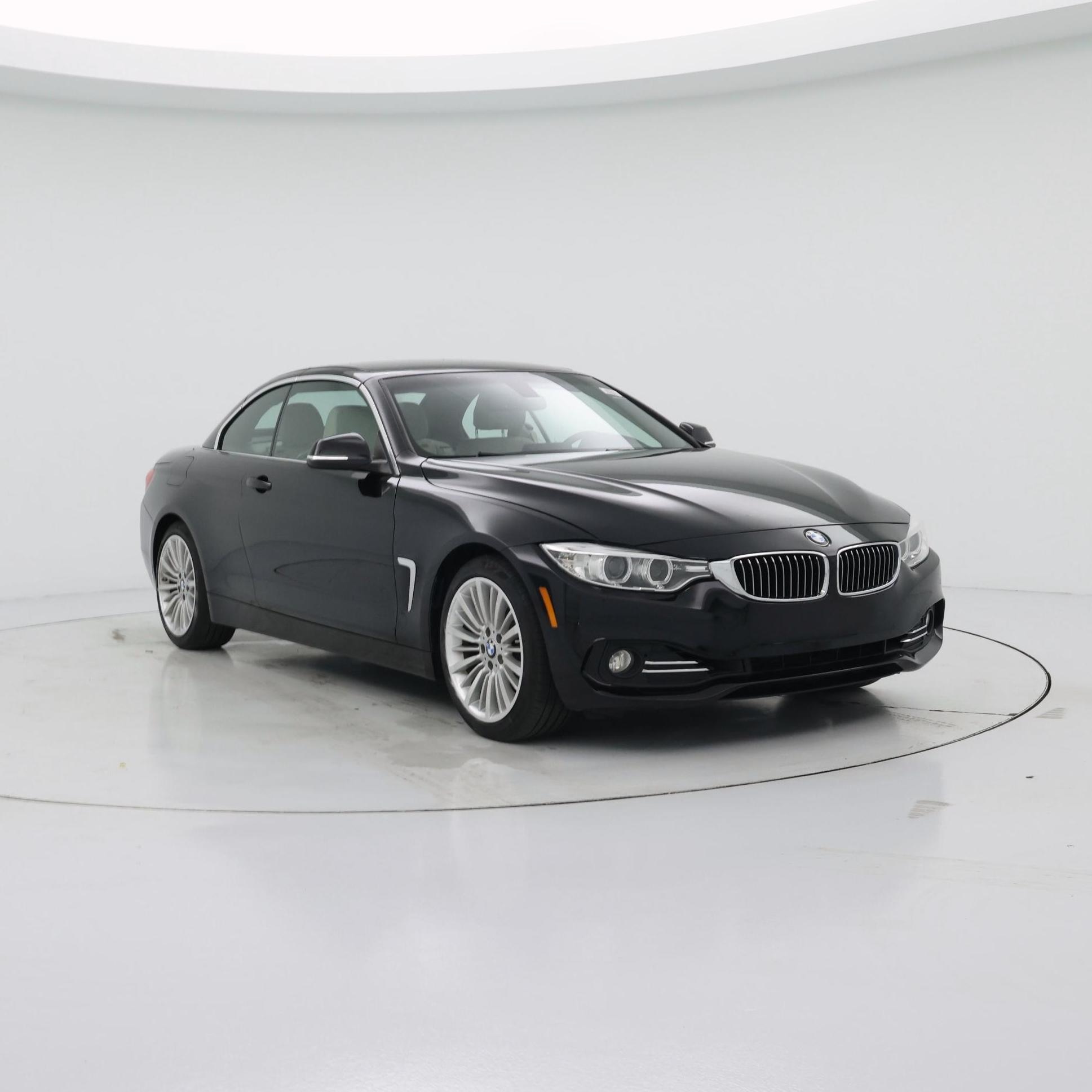 Black 2015 BMW 4 Series Convertible Rear-Wheel Drive Automatic