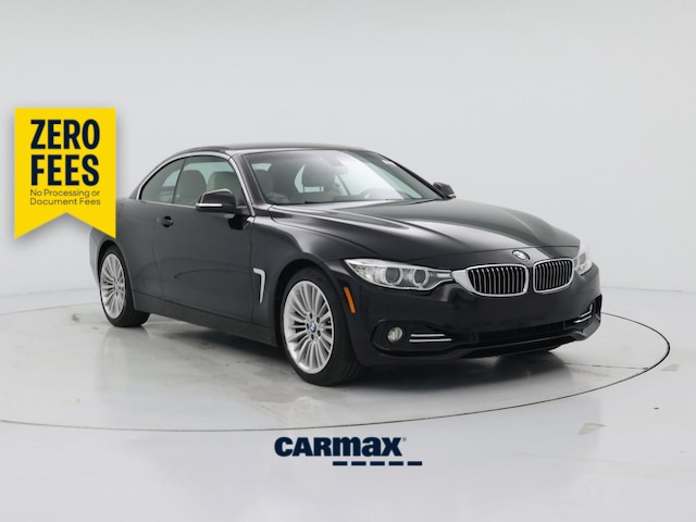 Black 2015 BMW 4 Series Convertible Rear-Wheel Drive Automatic