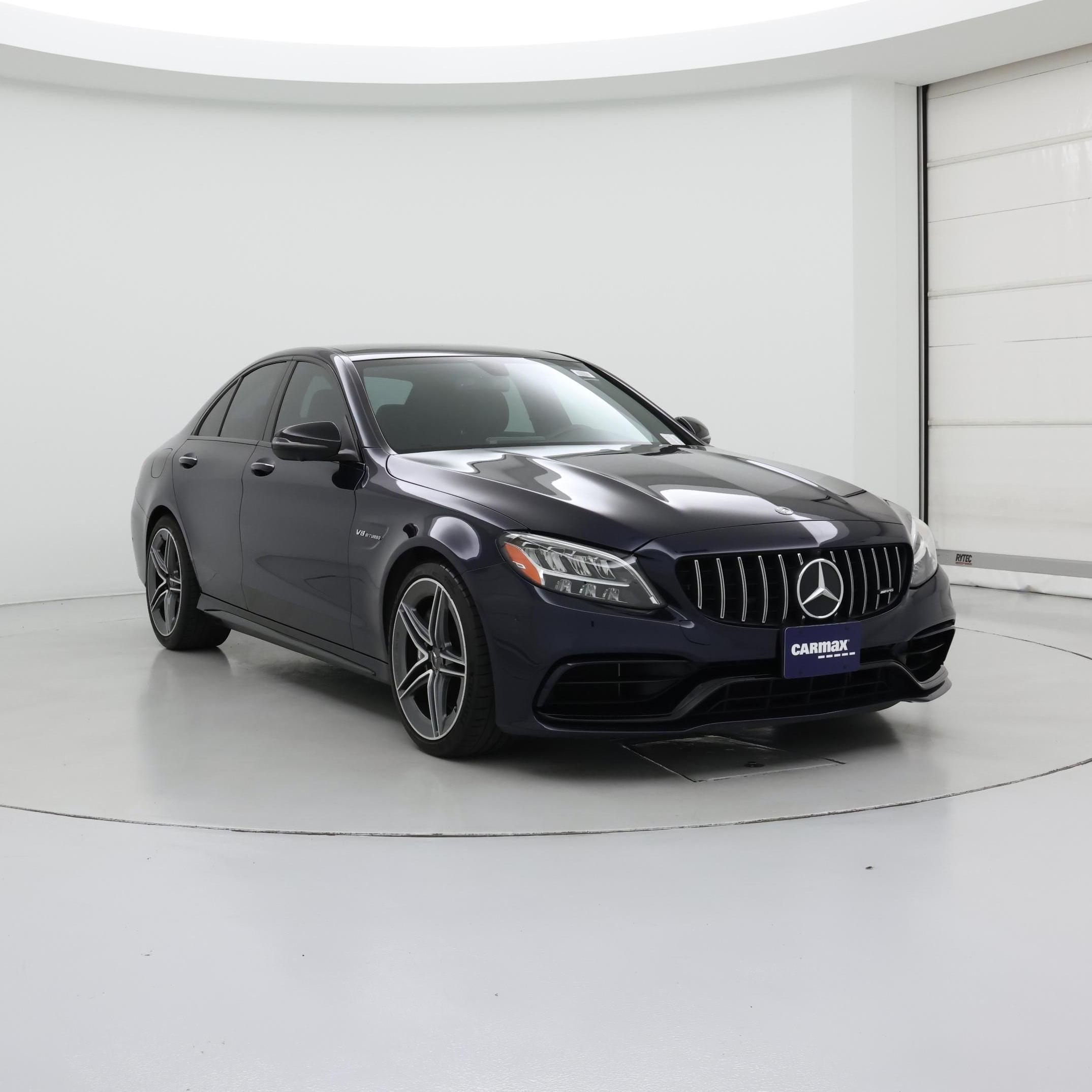 Blue 2021 Mercedes-Benz C-Class Sedan Rear-Wheel Drive Automatic