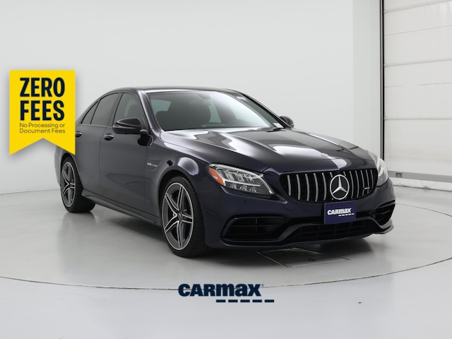 Blue 2021 Mercedes-Benz C-Class Sedan Rear-Wheel Drive Automatic