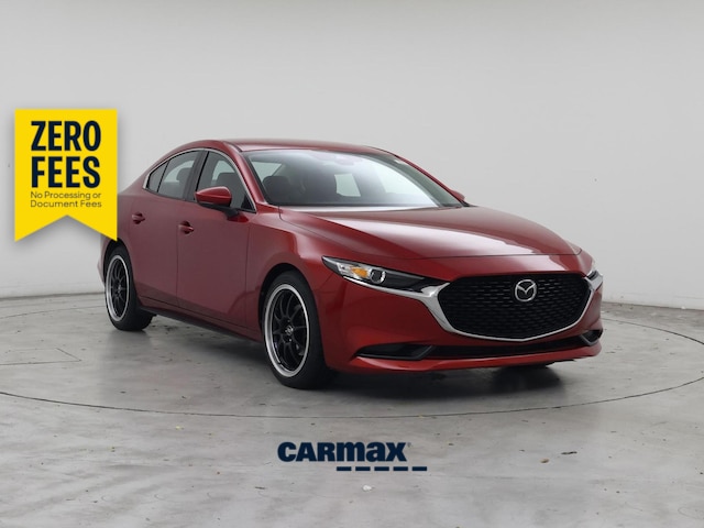 Red 2019 Mazda MAZDA3 Sedan Front-Wheel Drive Automatic