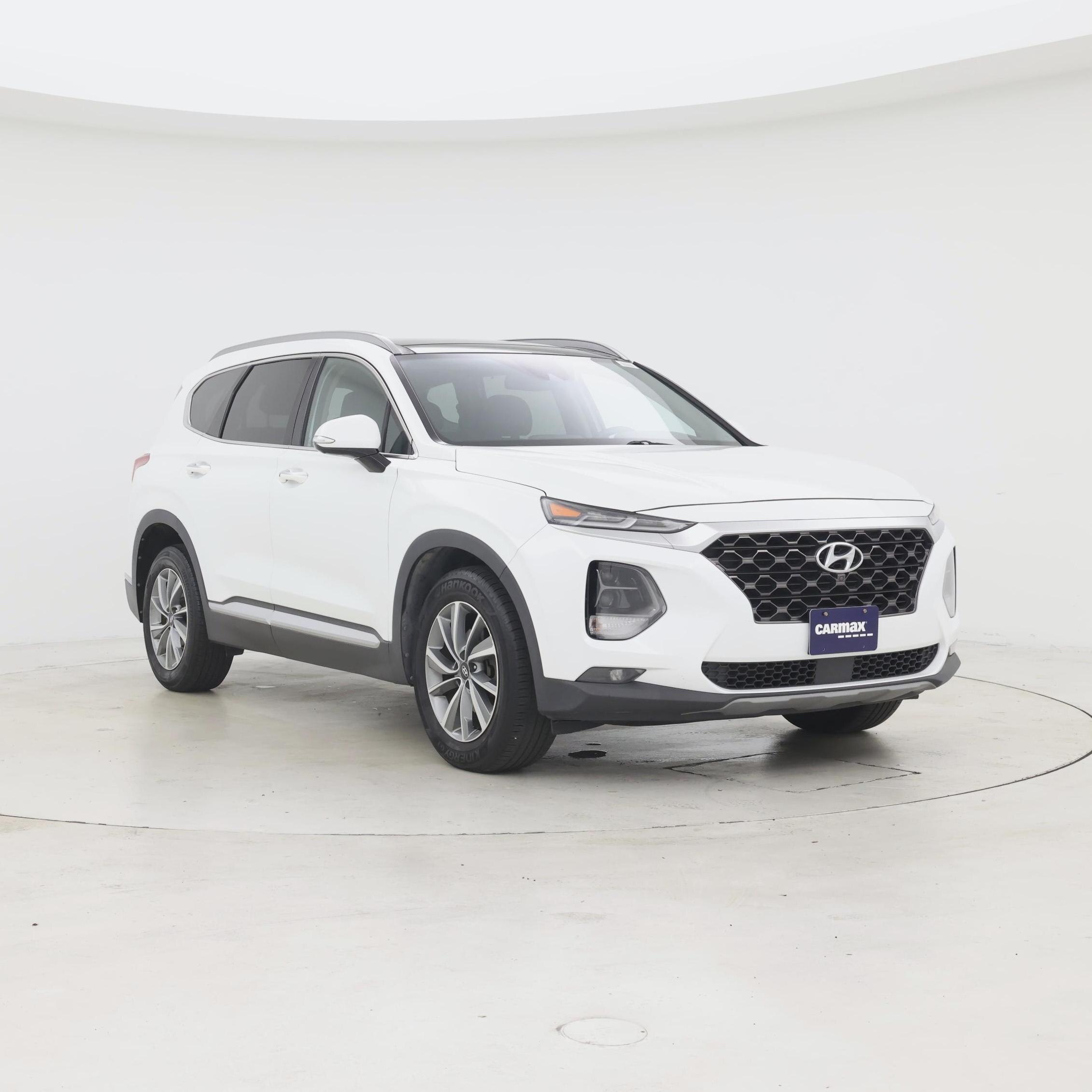 White 2019 Hyundai Santa Fe SUV / Crossover Front-Wheel Drive Automatic