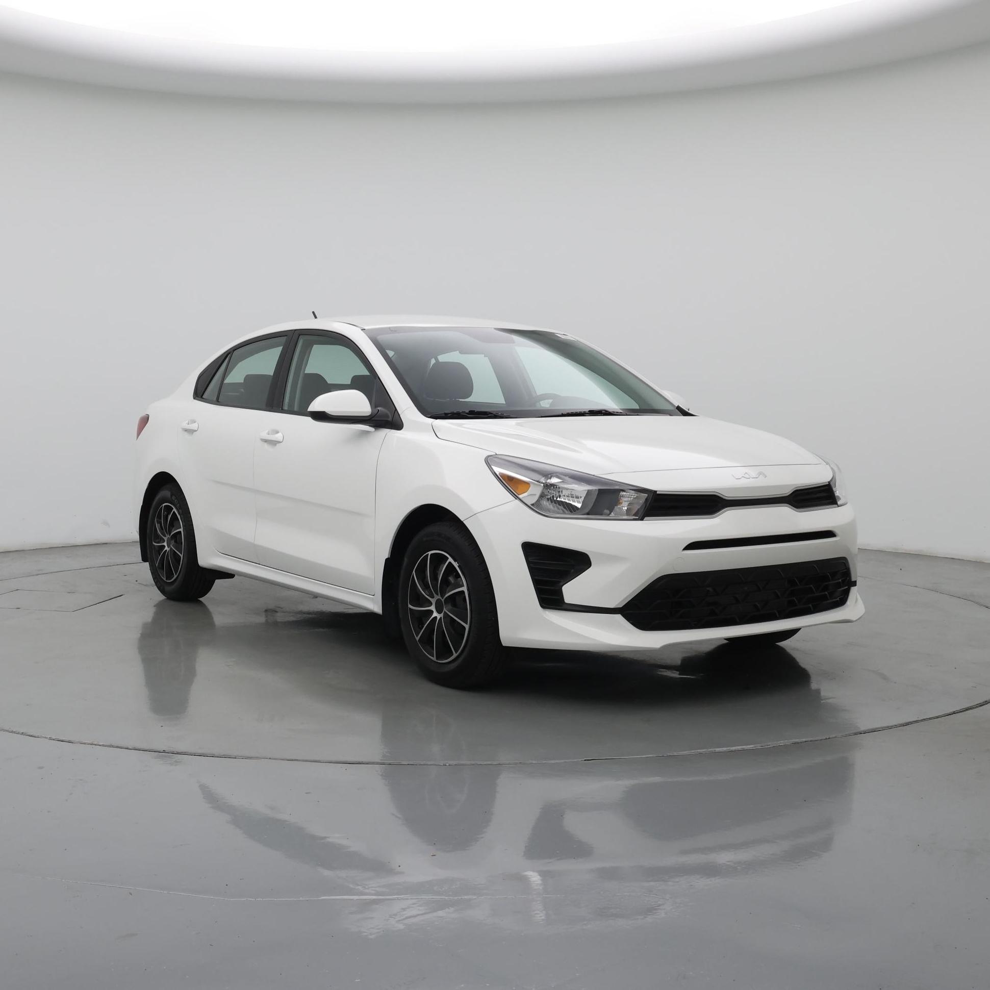White 2022 Kia Rio Sedan Front-Wheel Drive Automatic