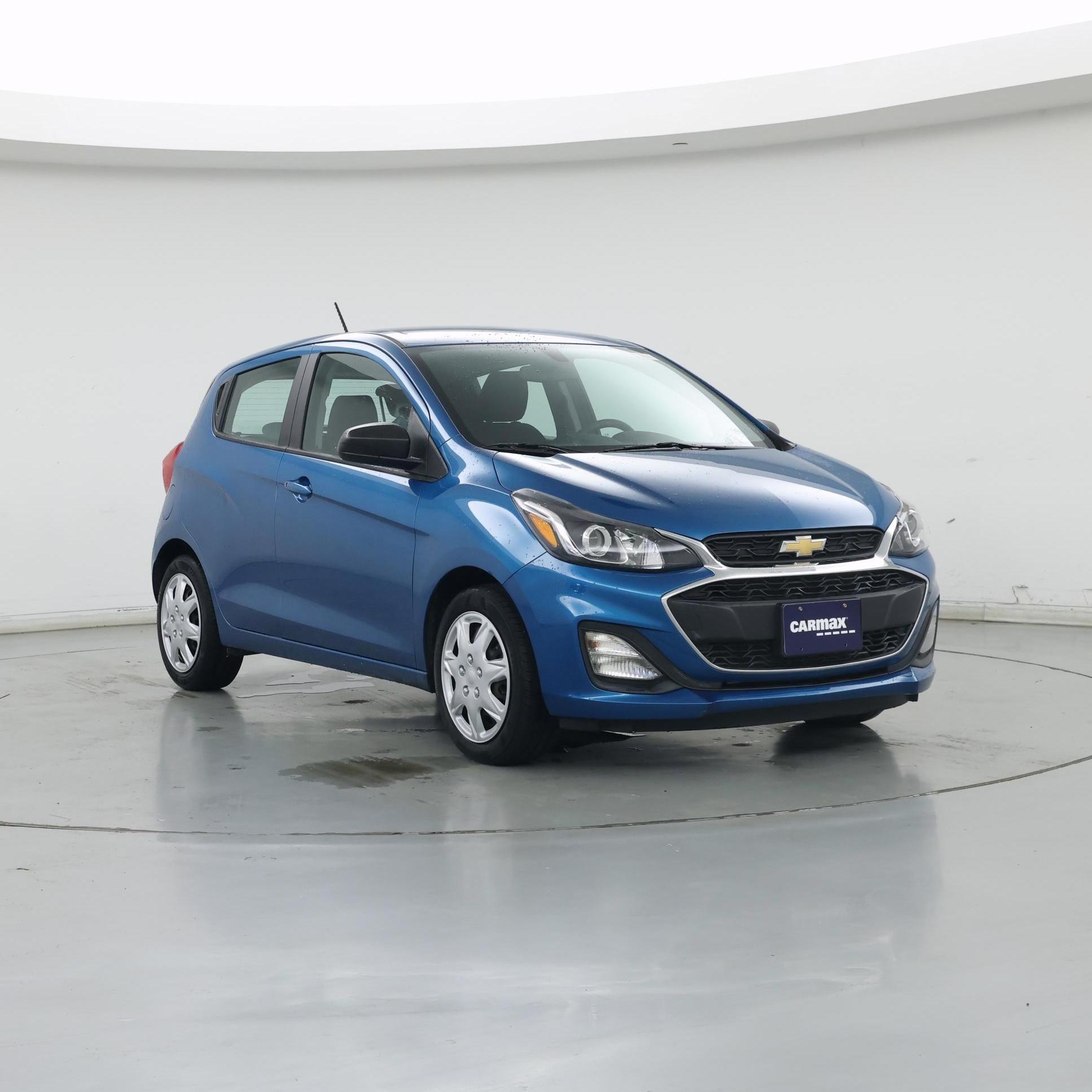 Blue 2020 Chevrolet Spark Hatchback Front-Wheel Drive Automatic