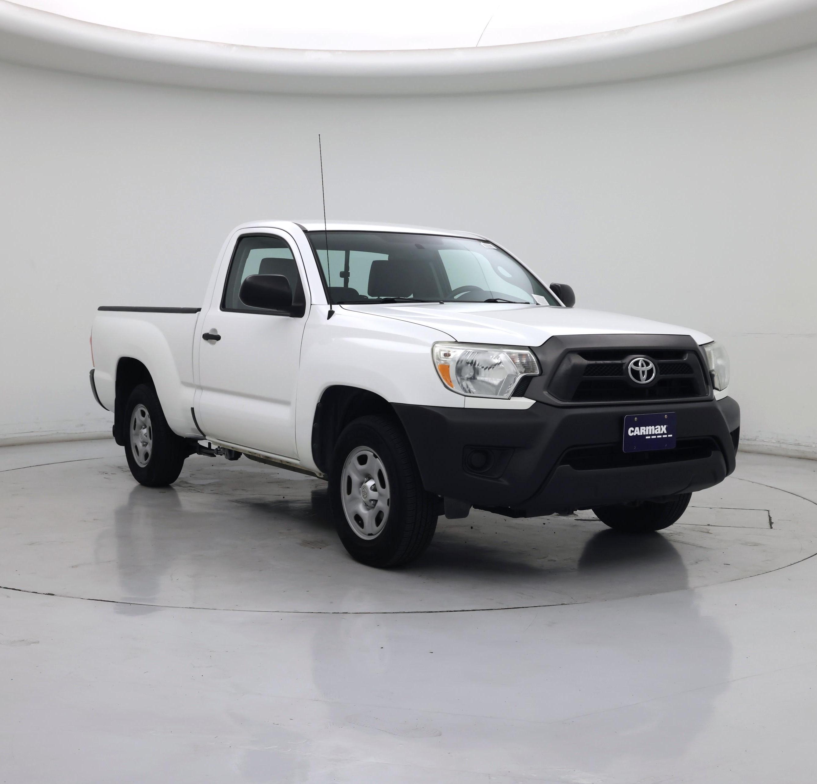 White 2014 Toyota Tacoma Pickup Truck  Automatic