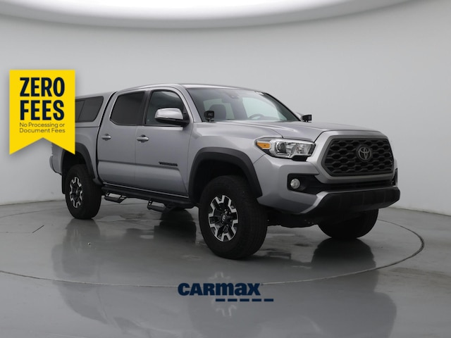 Silver 2021 Toyota Tacoma Pickup Truck Four-Wheel Drive Automatic