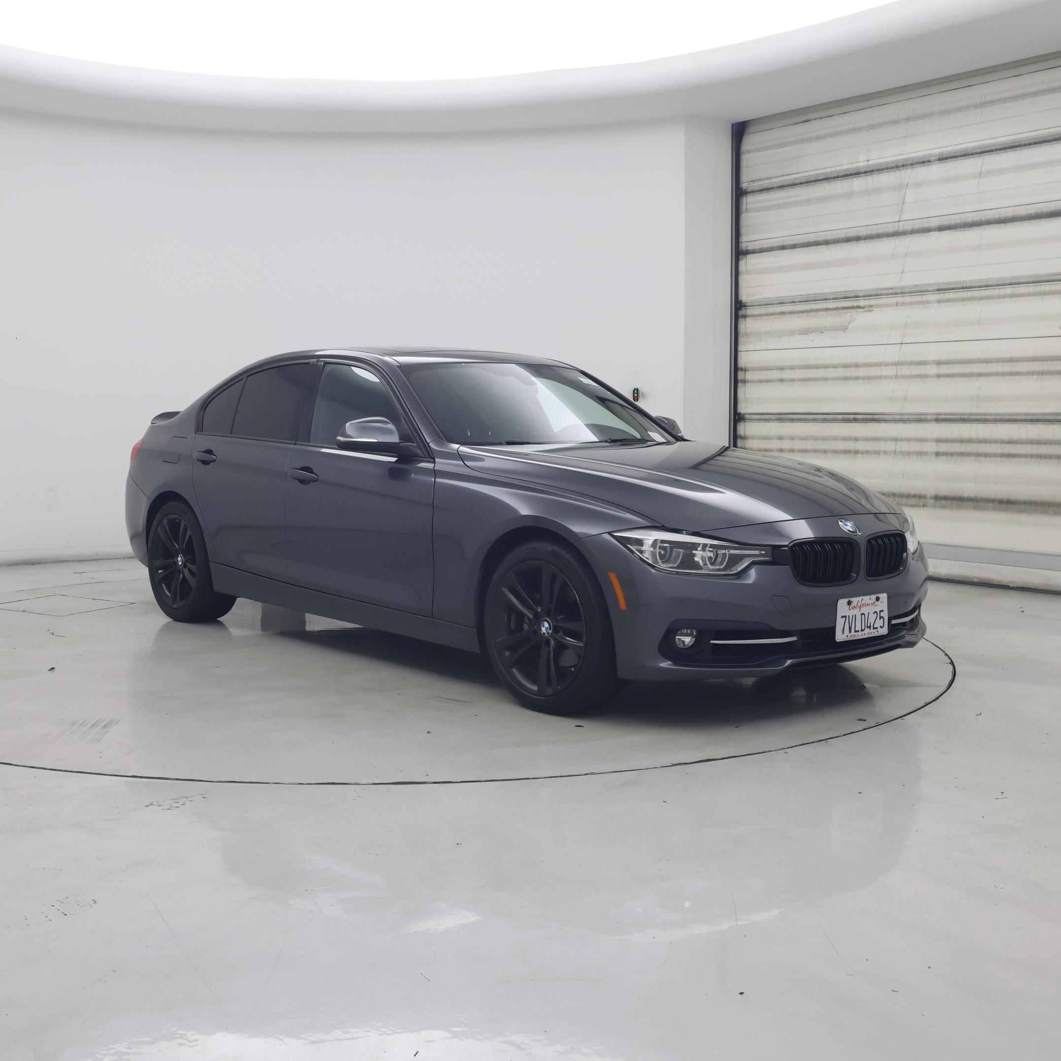 Gray 2016 BMW 3 Series Sedan Rear-Wheel Drive Automatic