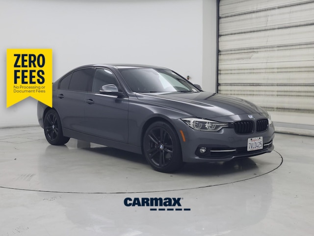 Gray 2016 BMW 3 Series Sedan Rear-Wheel Drive Automatic