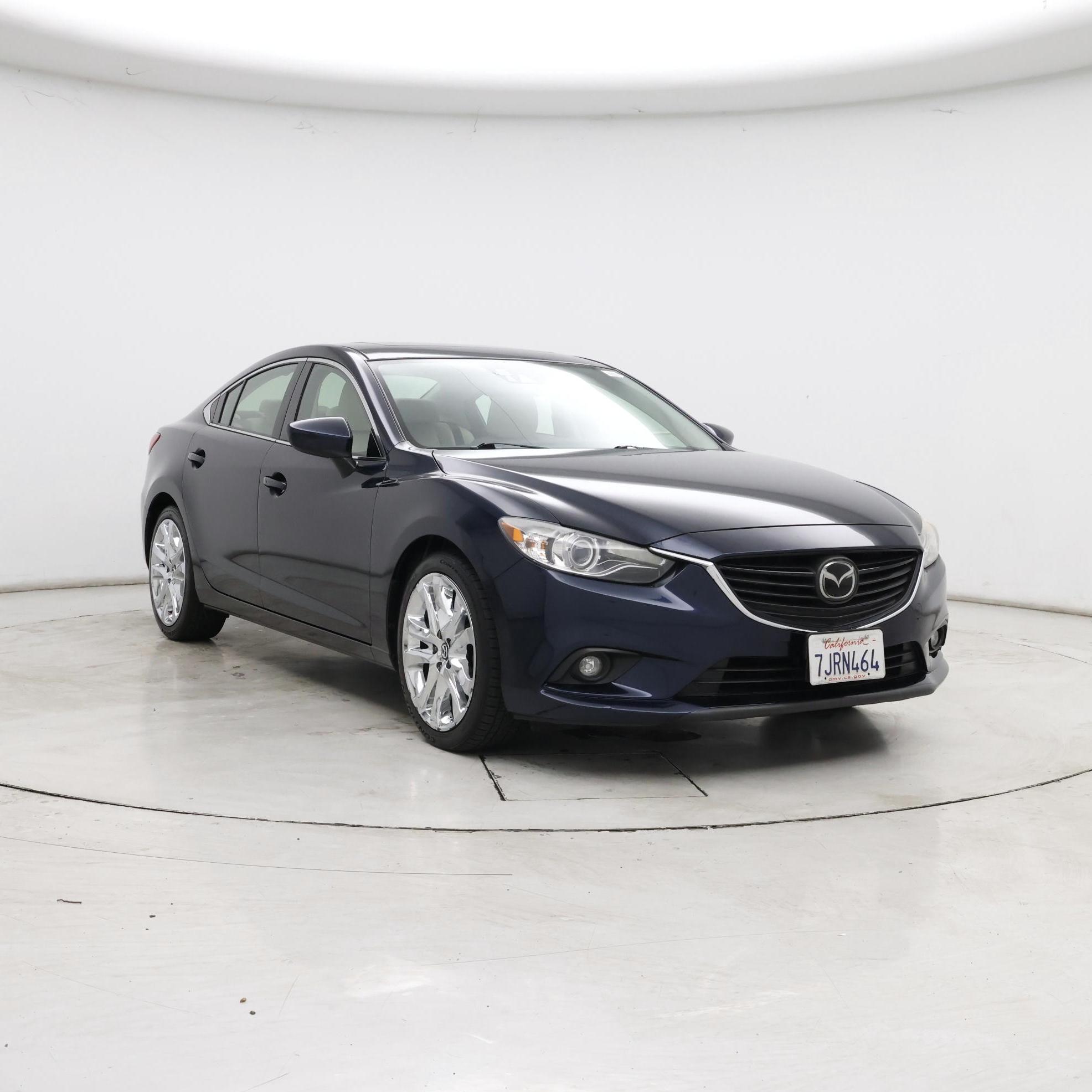 Blue 2015 Mazda MAZDA6 Sedan Front-Wheel Drive Automatic