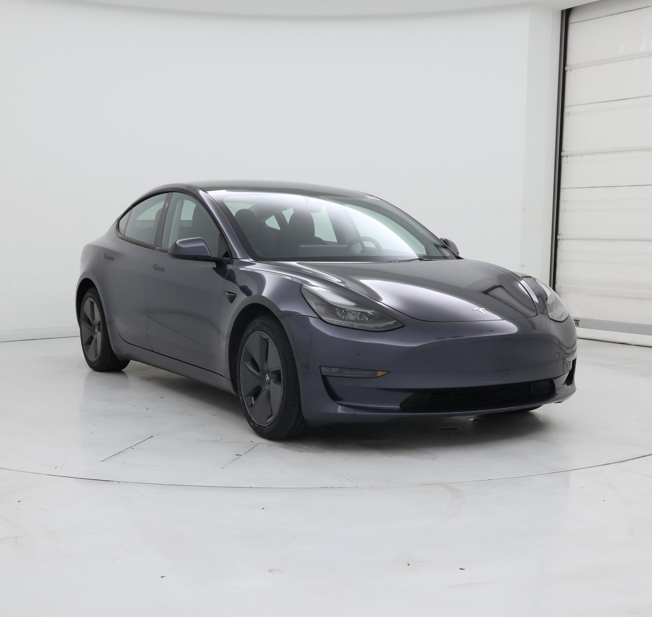 Gray 2023 Tesla Model 3 Sedan Rear-Wheel Drive Automatic
