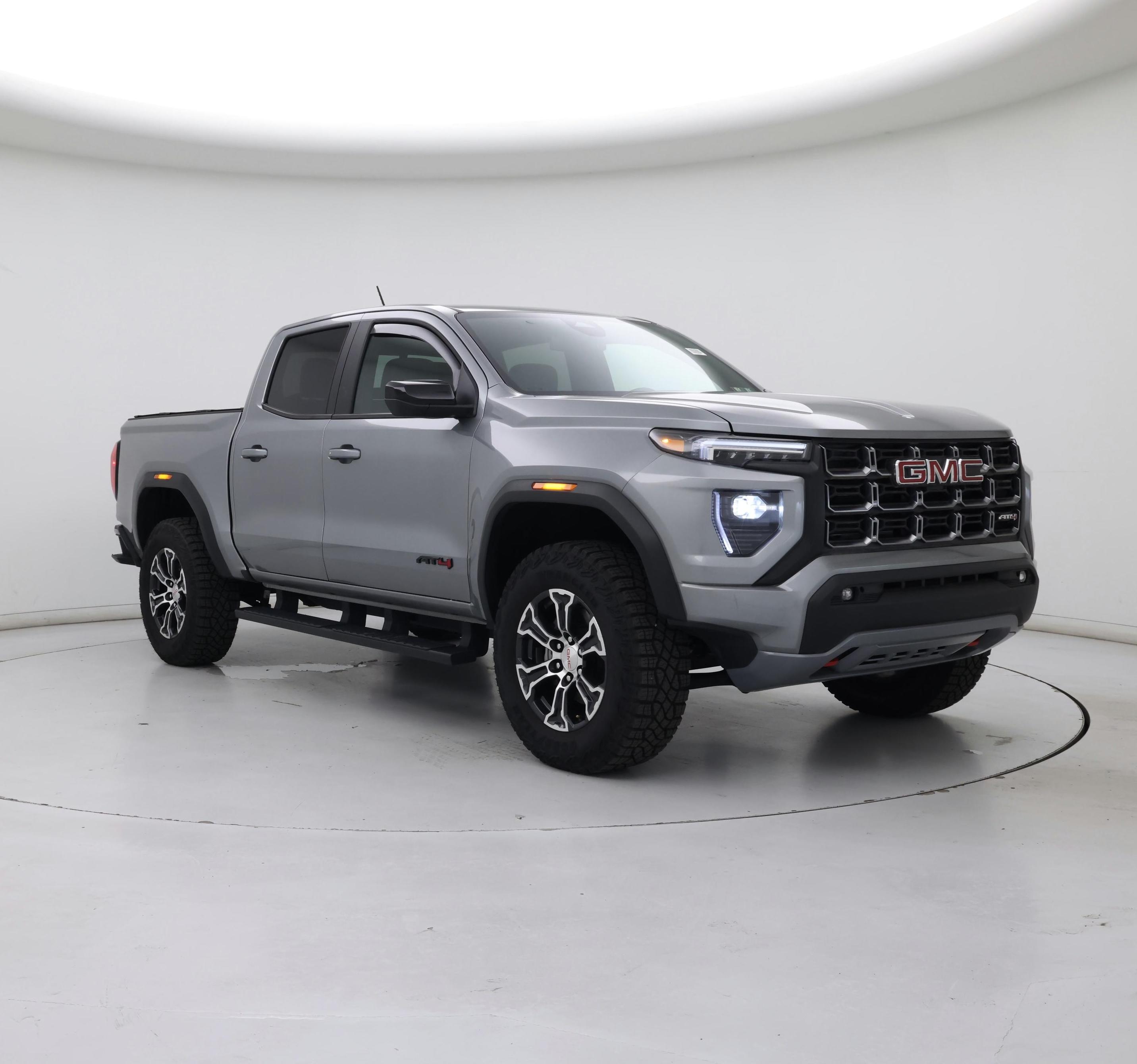 Gray 2024 GMC Canyon Pickup Truck Four-Wheel Drive Automatic