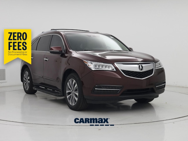 Red (Burgundy) 2016 Acura MDX SUV / Crossover Automatic