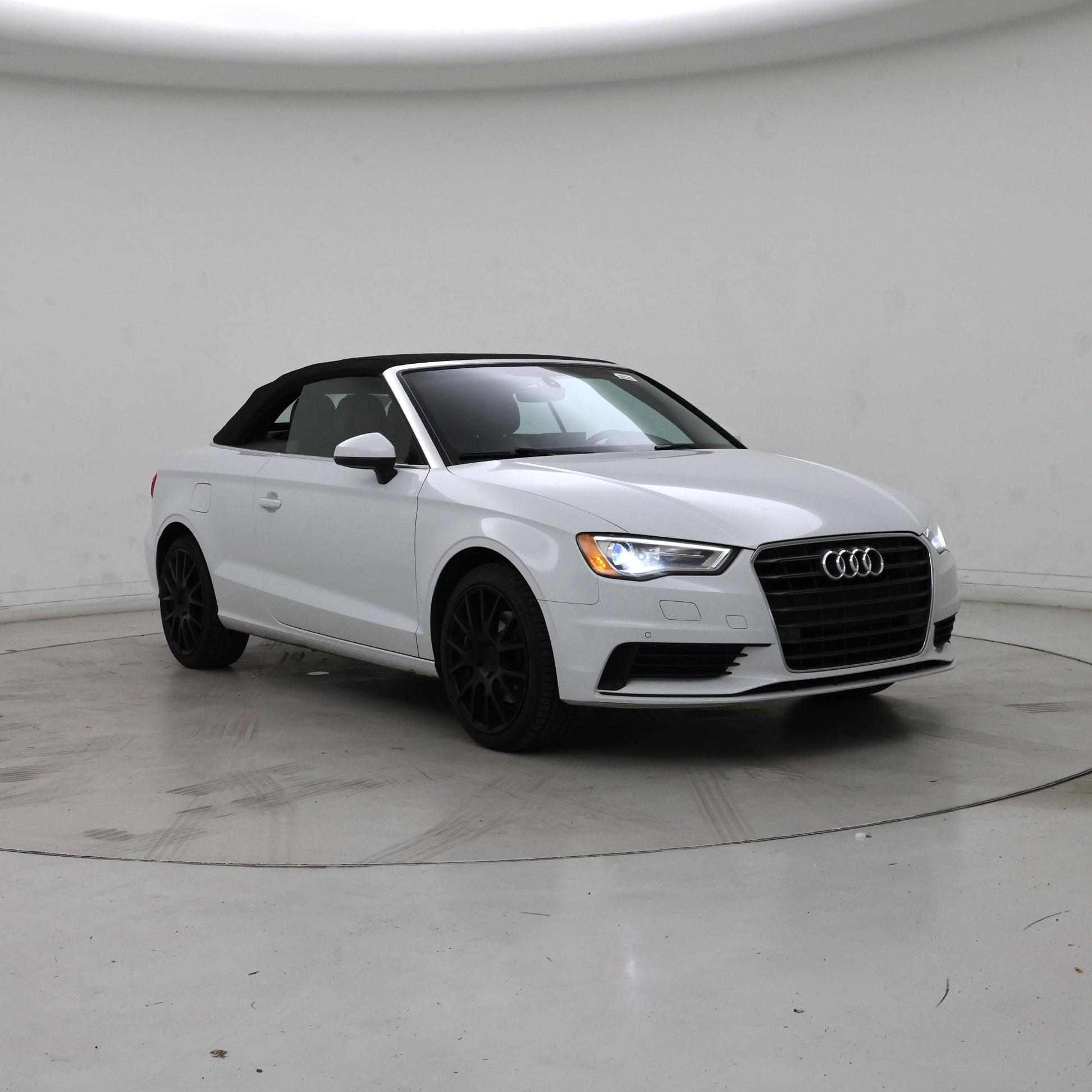 White 2016 Audi A3 Convertible Front-Wheel Drive Automatic