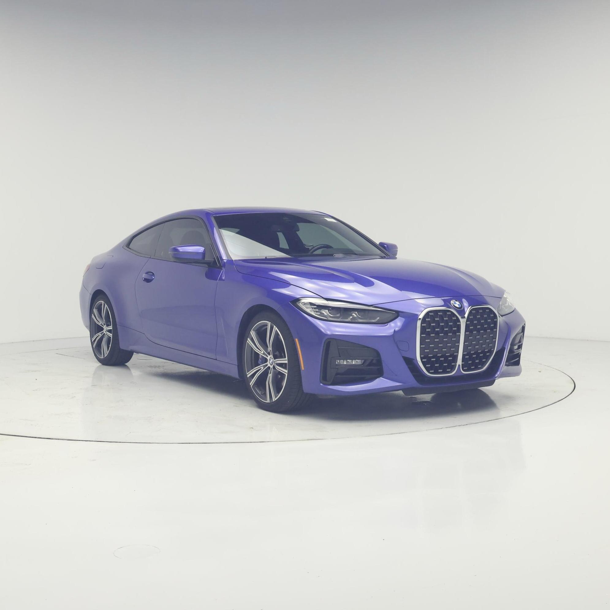 Blue 2021 BMW 4 Series Coupe All-Wheel Drive Automatic