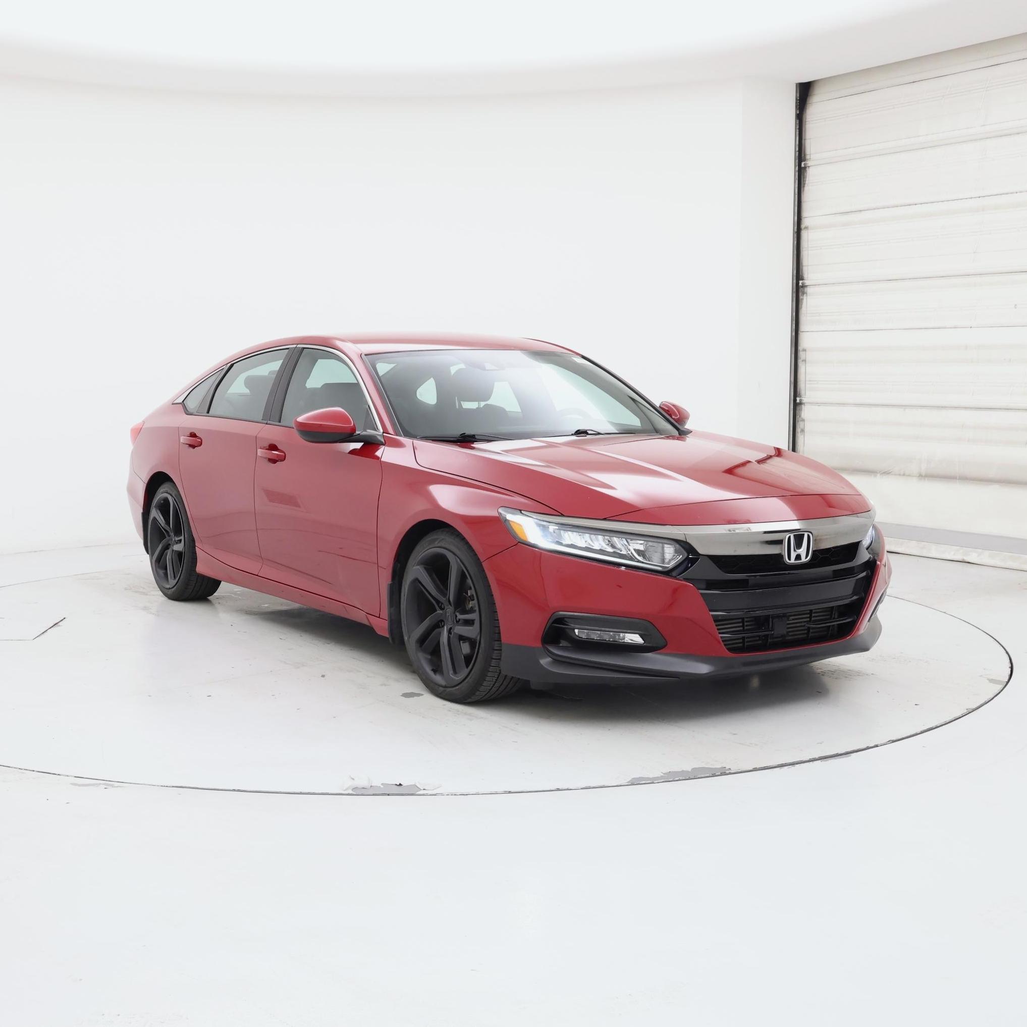 Red 2019 Honda Accord Sedan Front-Wheel Drive Automatic