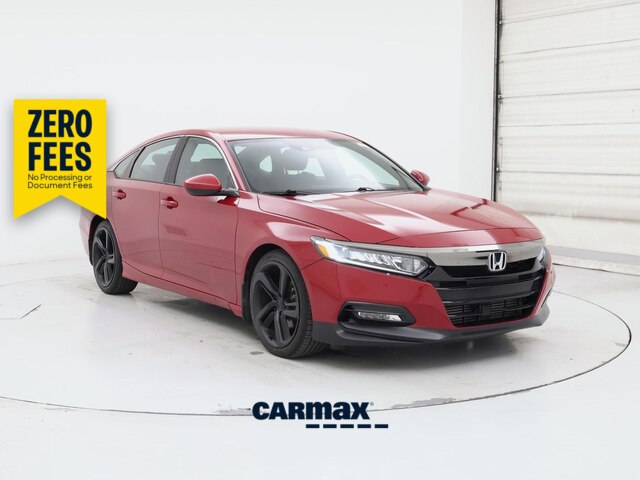 Red 2019 Honda Accord Sedan Front-Wheel Drive Automatic