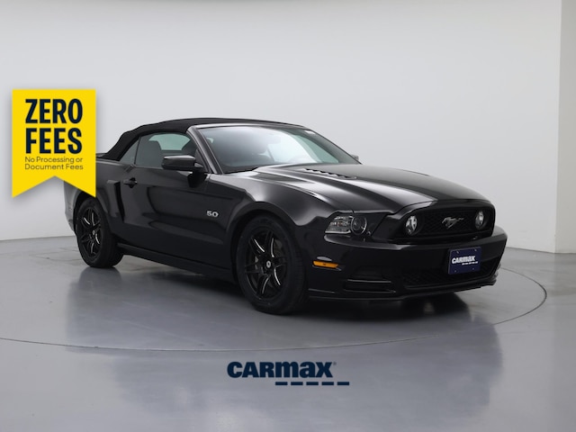 Black 2014 Ford Mustang Convertible Rear-Wheel Drive Automatic