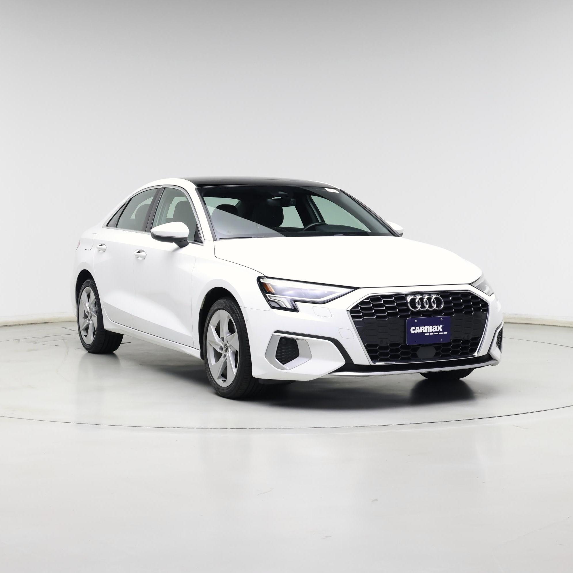 White 2023 Audi A3 Sedan Front-Wheel Drive Automatic