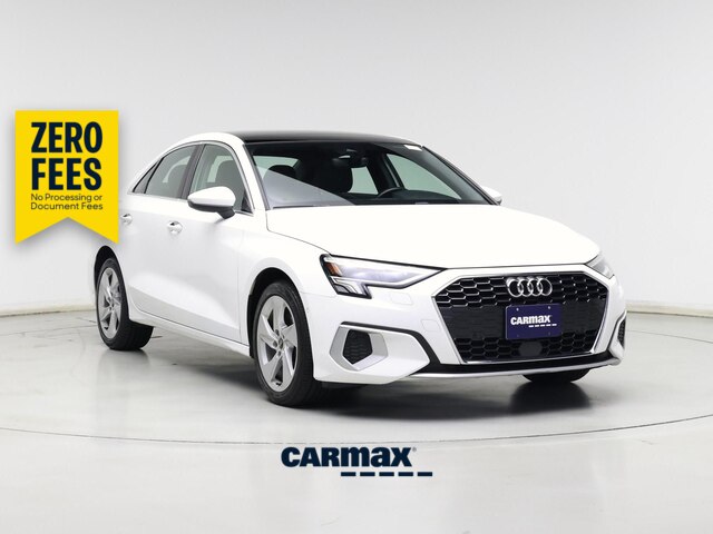 White 2023 Audi A3 Sedan Front-Wheel Drive Automatic