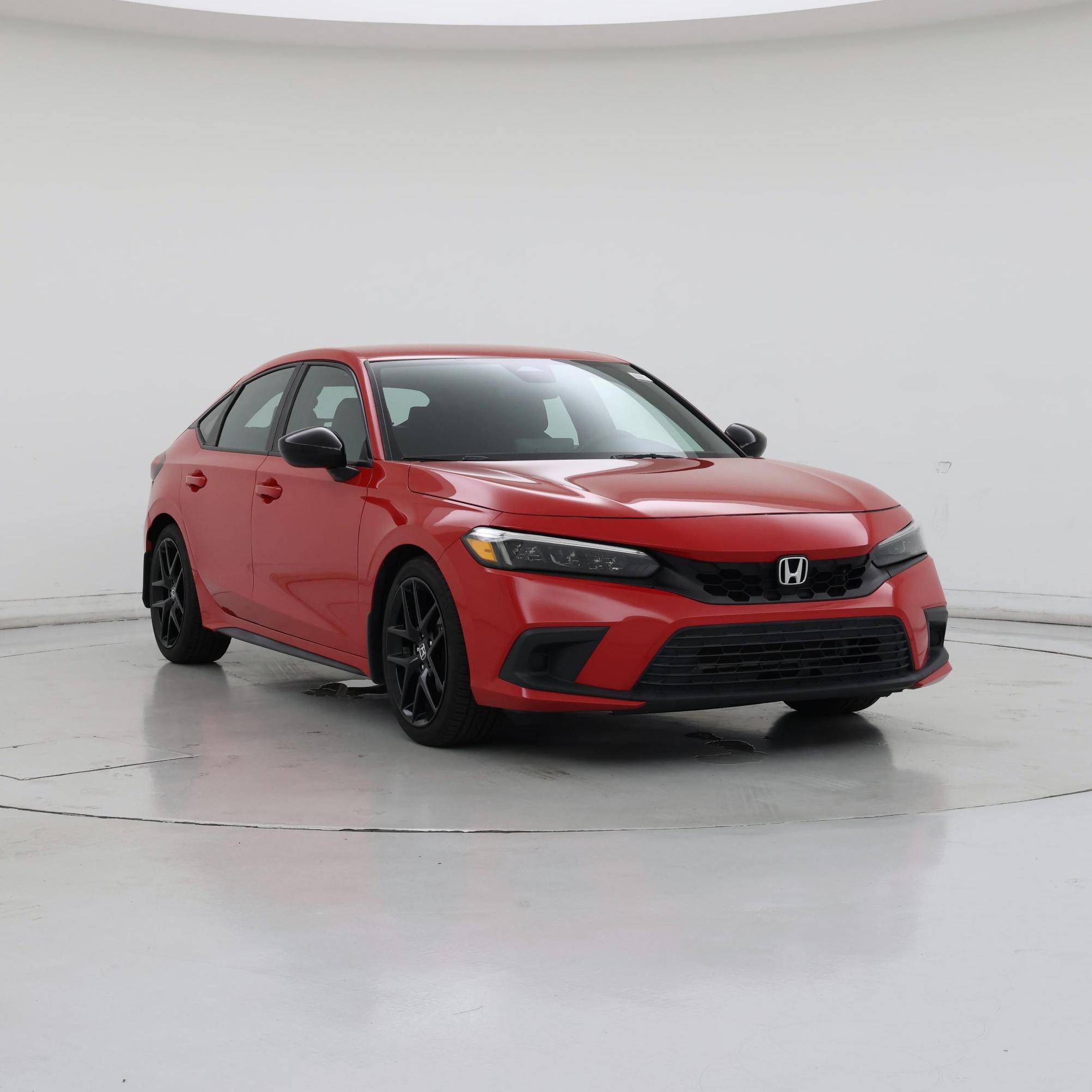 Red 2023 Honda Civic Hatchback Hatchback Front-Wheel Drive Automatic